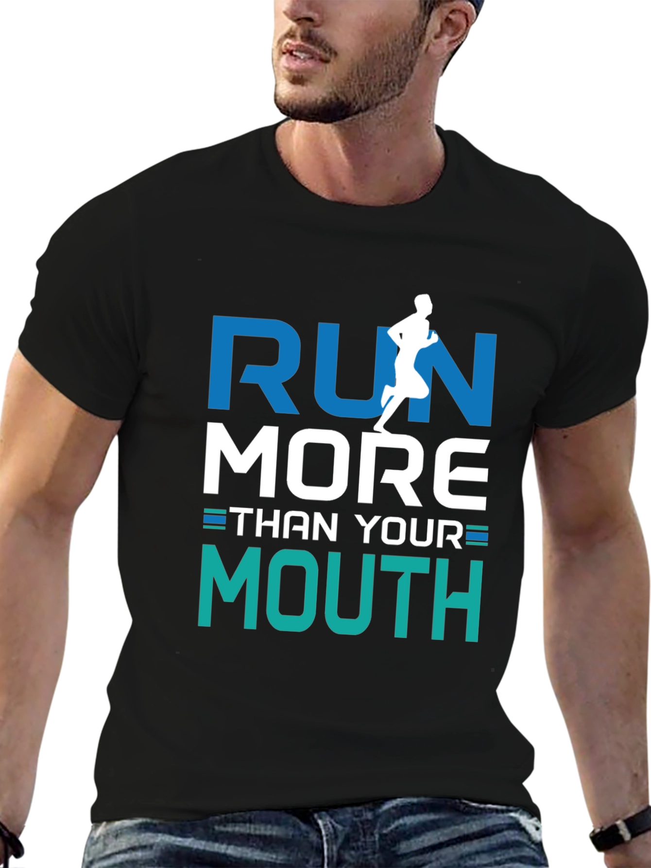 Run More Than Your Mouth Graphic Tee