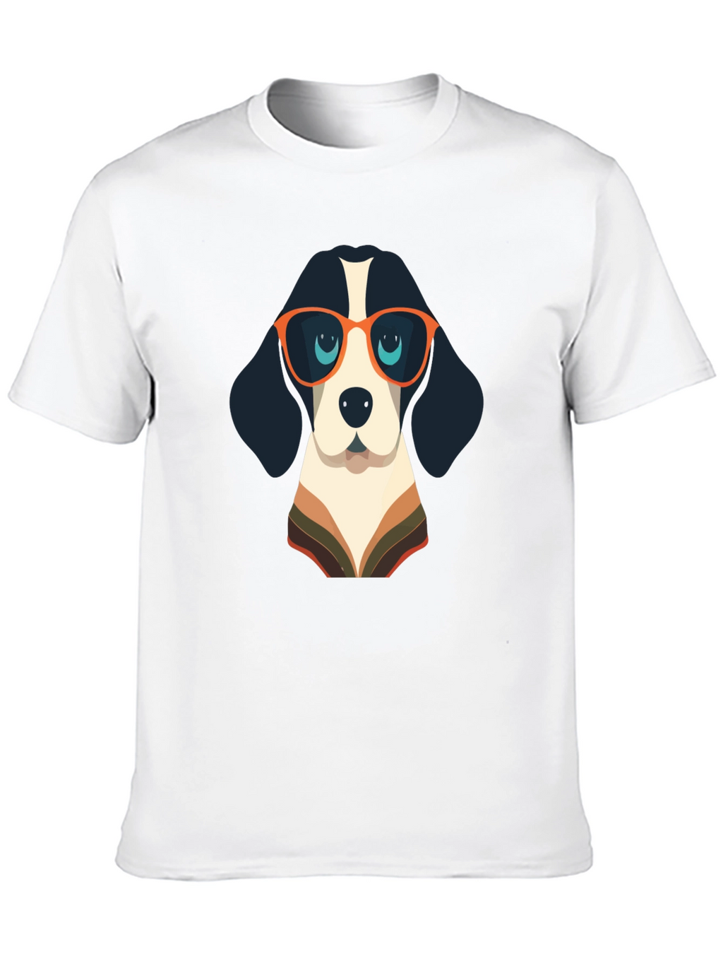 Cool Dog Graphic Tee - Black Casual Shirt