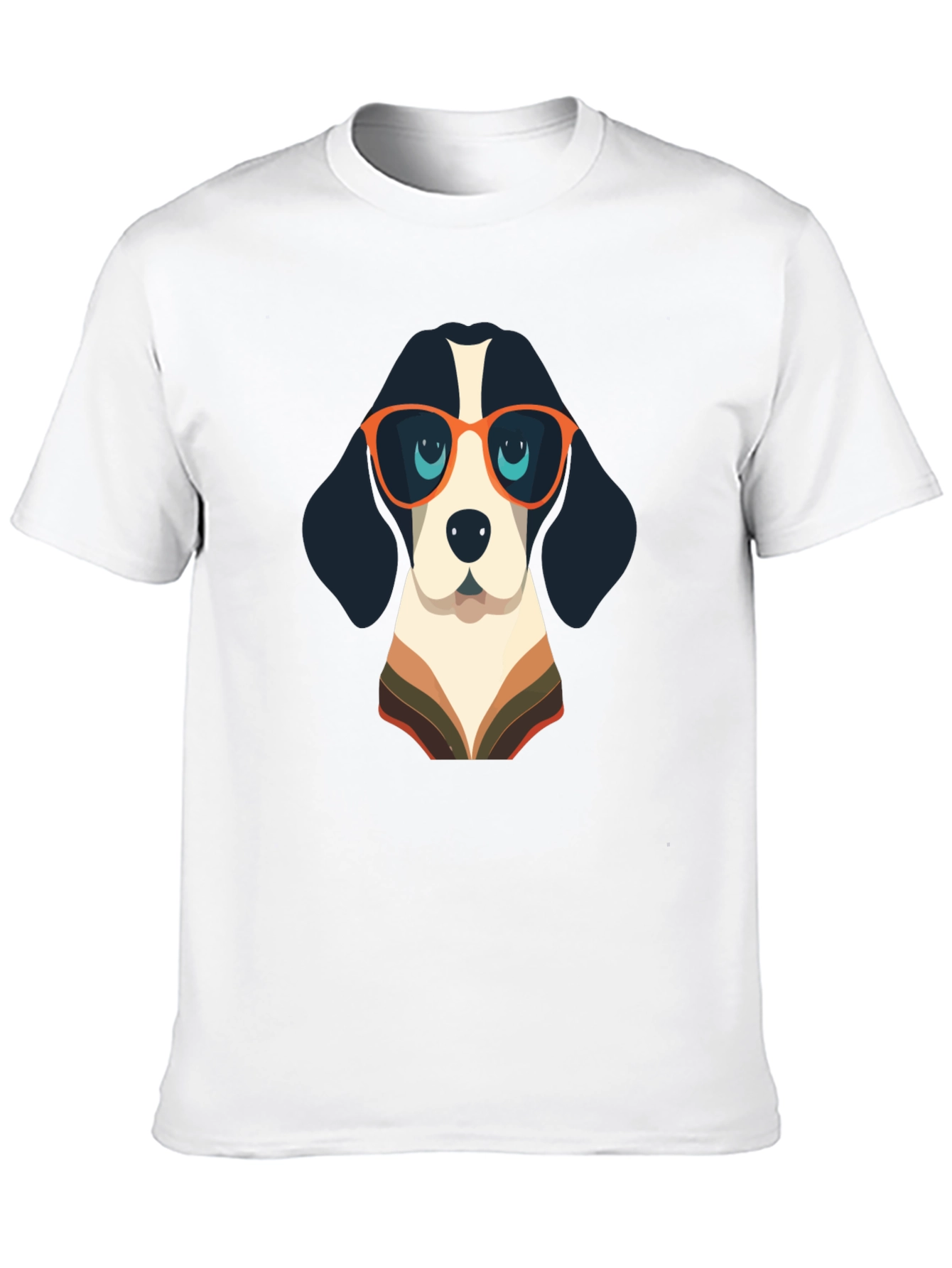 Cool Dog Graphic Tee - Black Casual Shirt