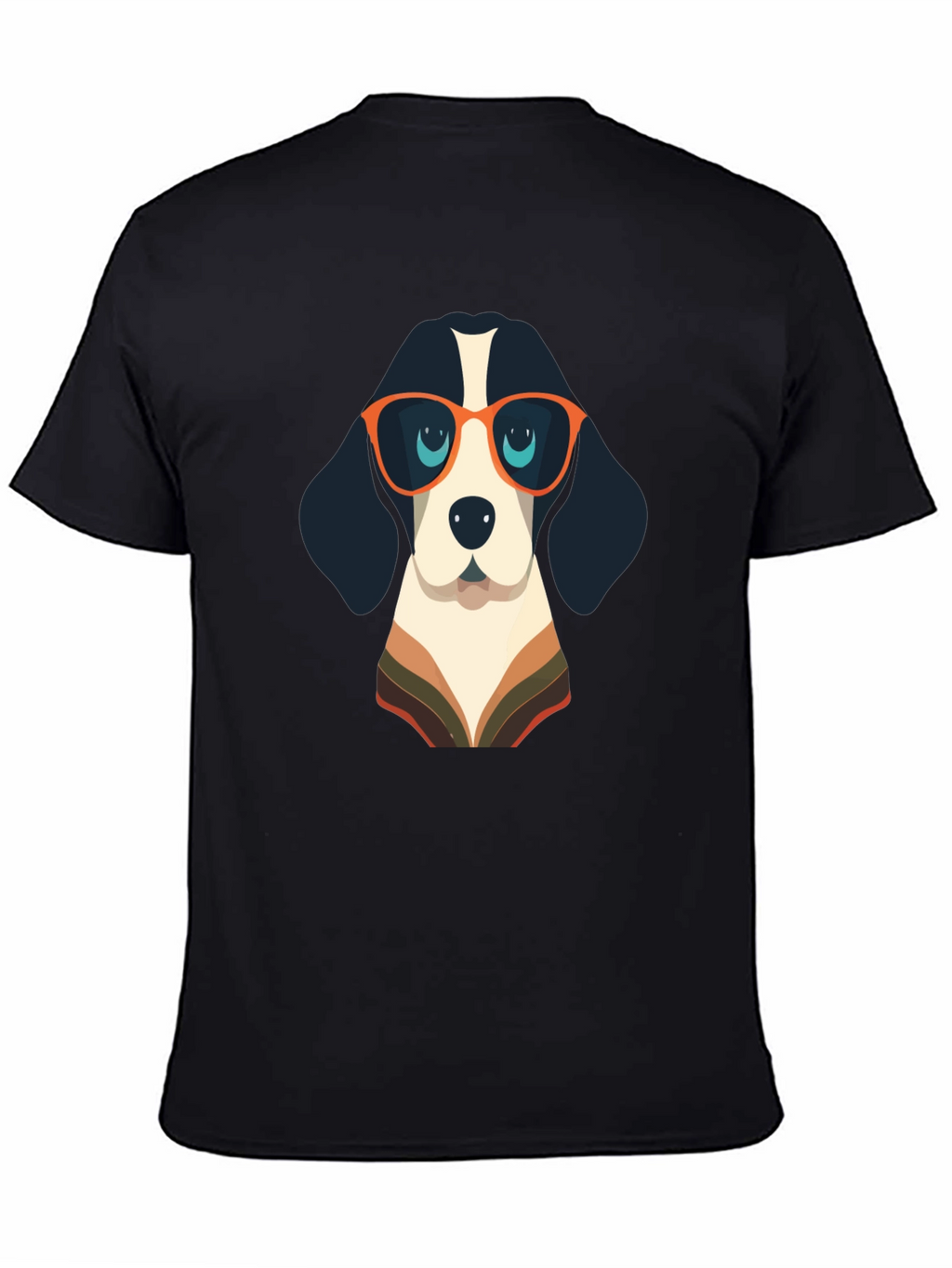 Cool Dog Graphic Tee - Black Casual Shirt