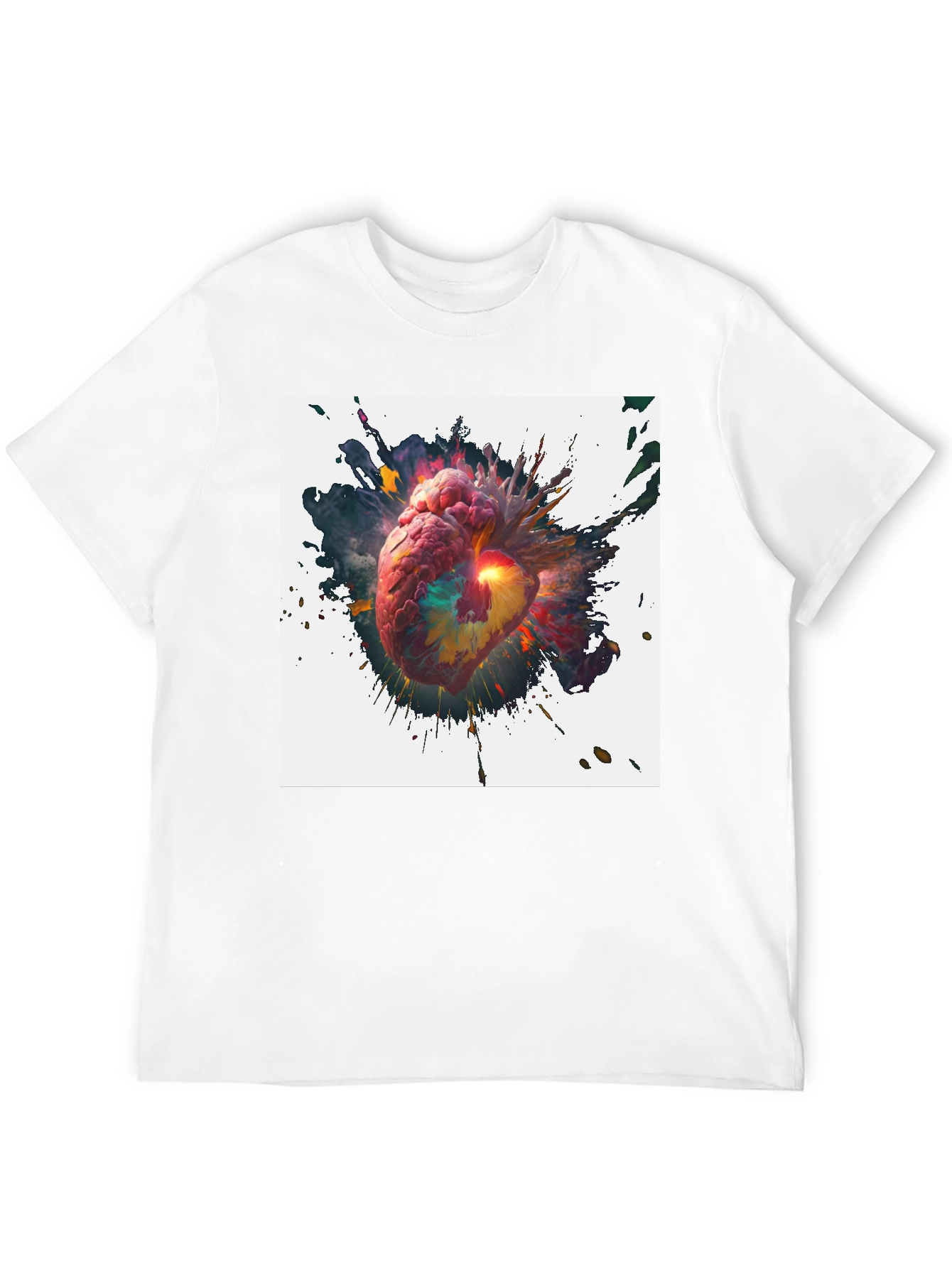 Exploding Heart Graphic Tee