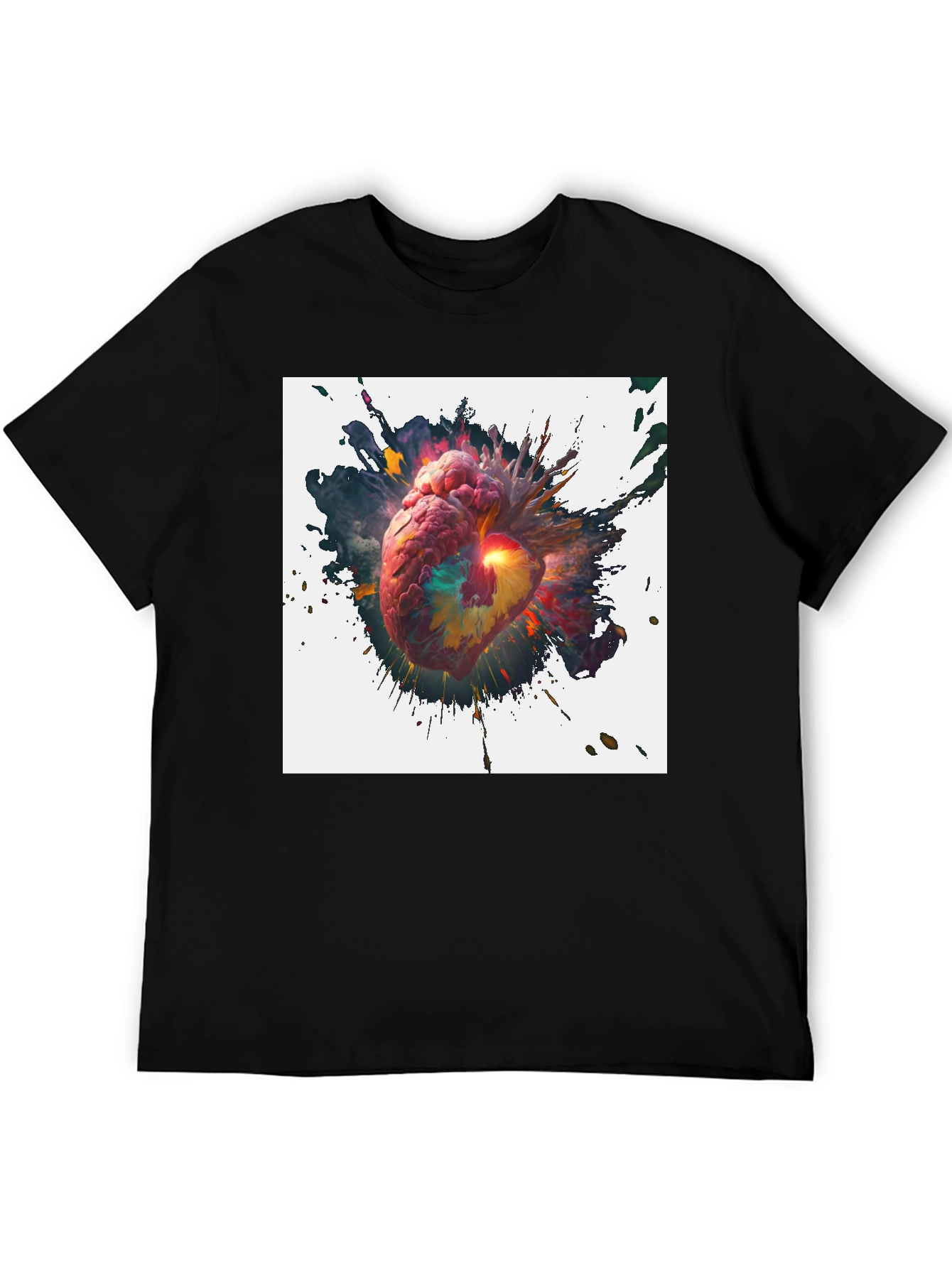 Exploding Heart Graphic Tee