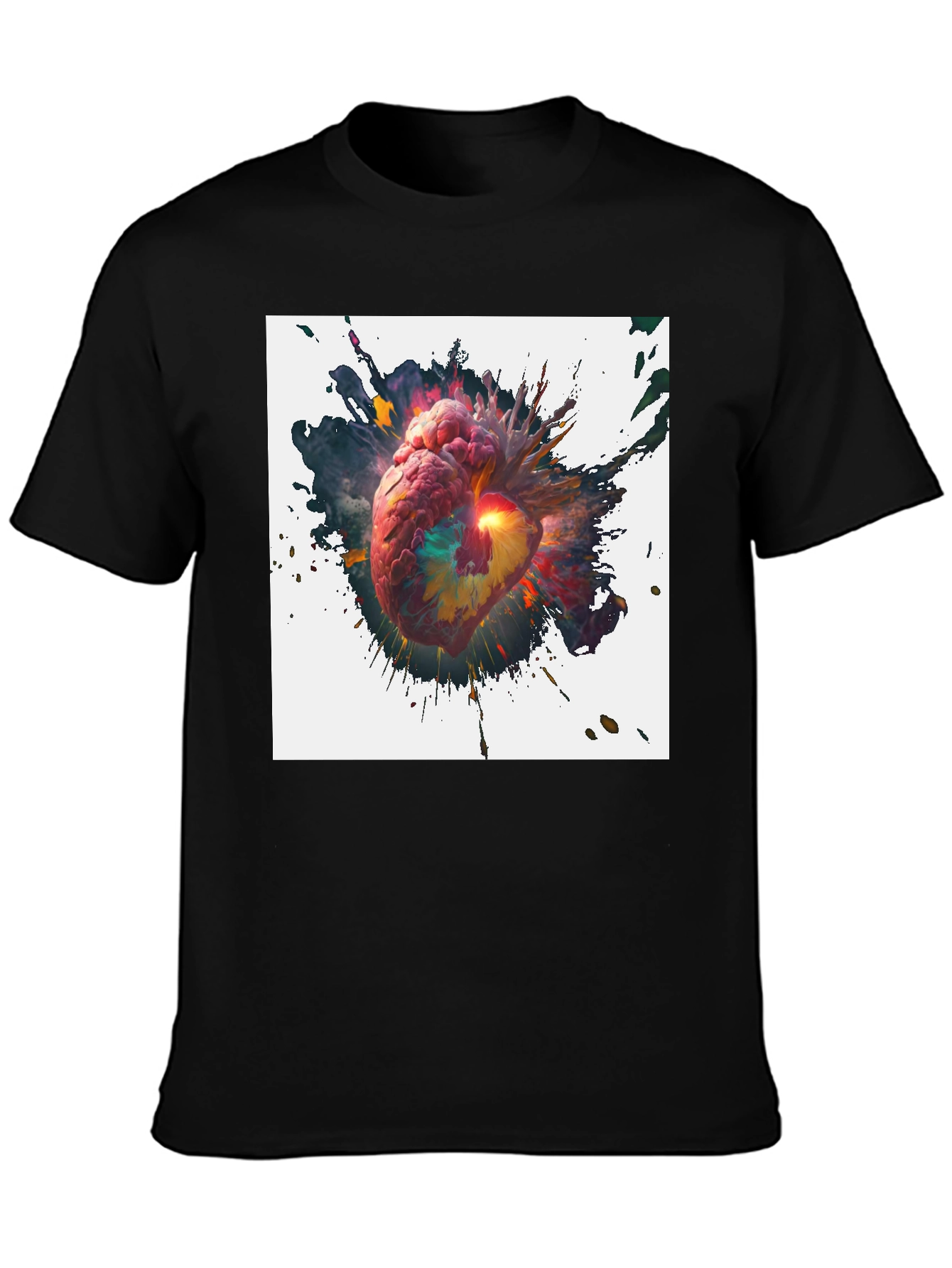 Exploding Heart Graphic Tee