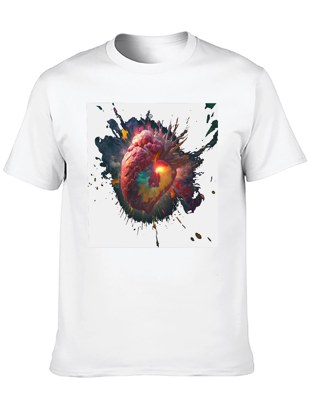 Exploding Heart Graphic Tee