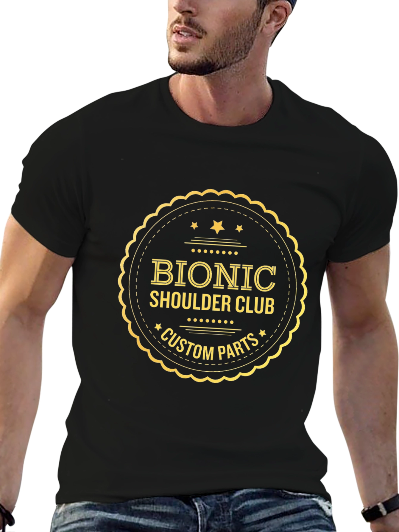 Bionic Shoulder Club T-Shirt - Custom Parts Tee