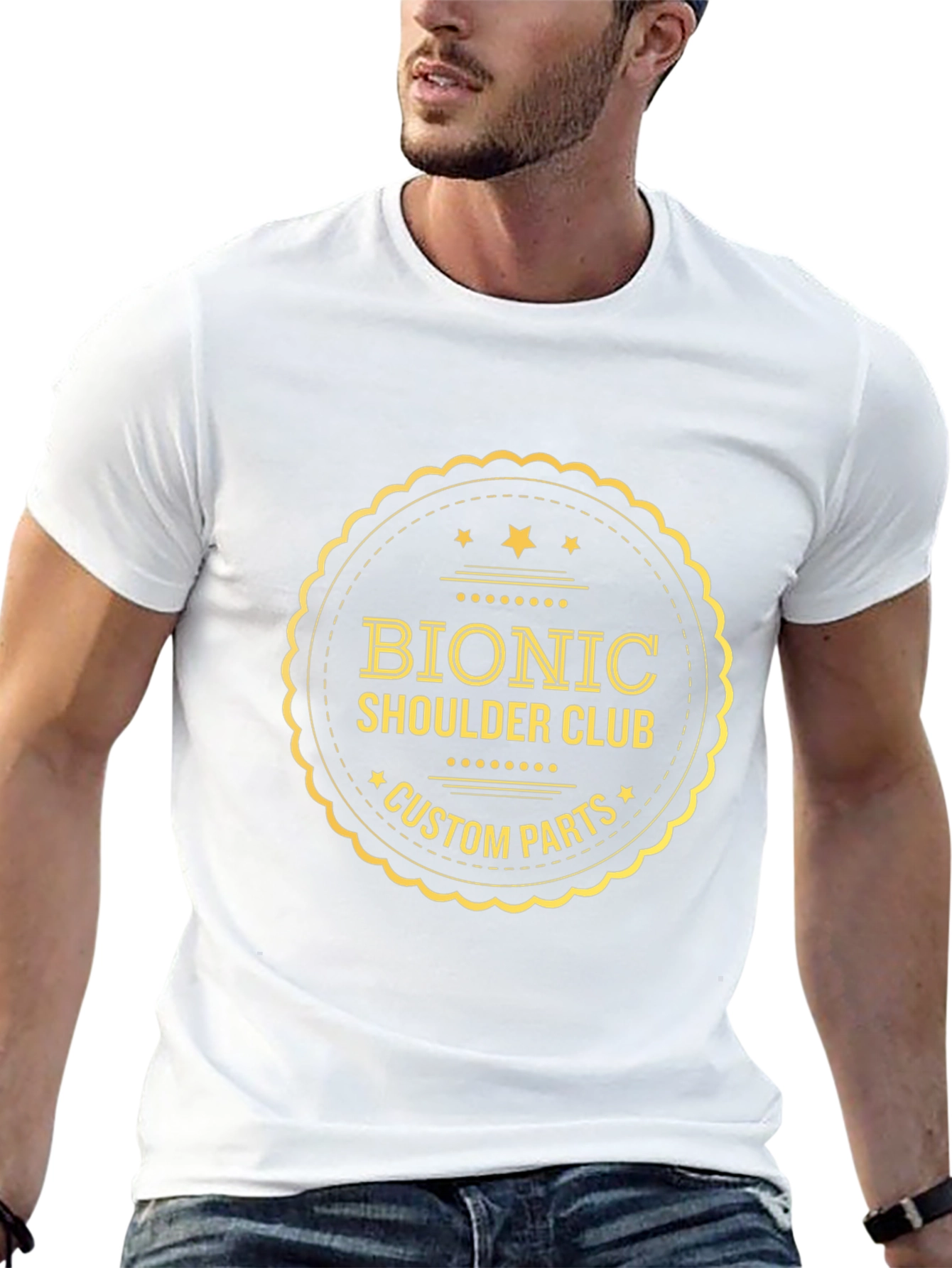 Bionic Shoulder Club T-Shirt - Custom Parts Tee