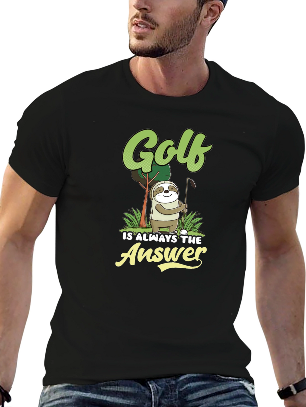 Golf is Always the Answer Sloth Tee