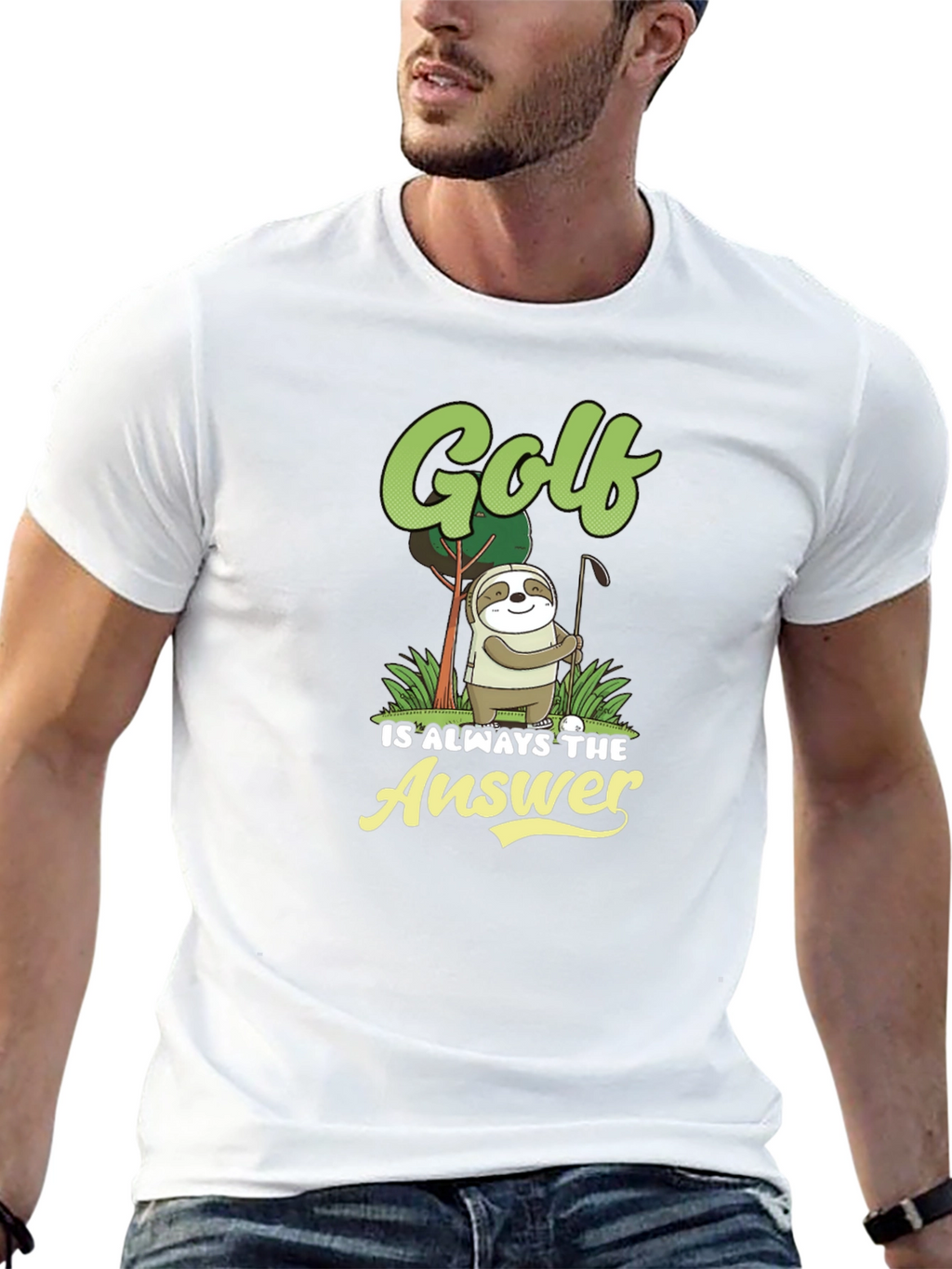 Golf is Always the Answer Sloth Tee