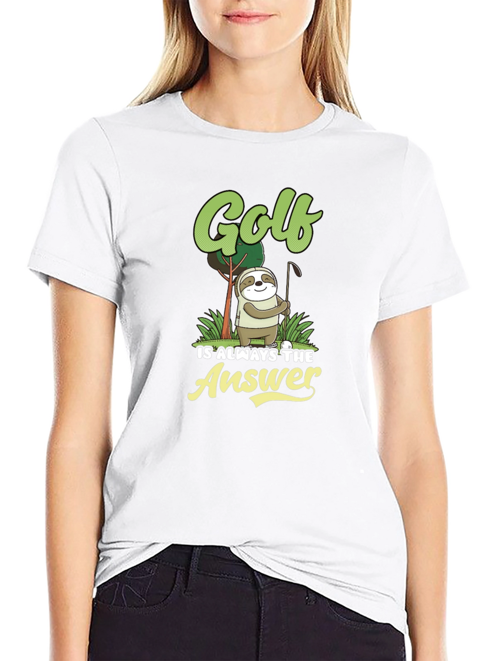 Golf is Always the Answer Sloth Tee