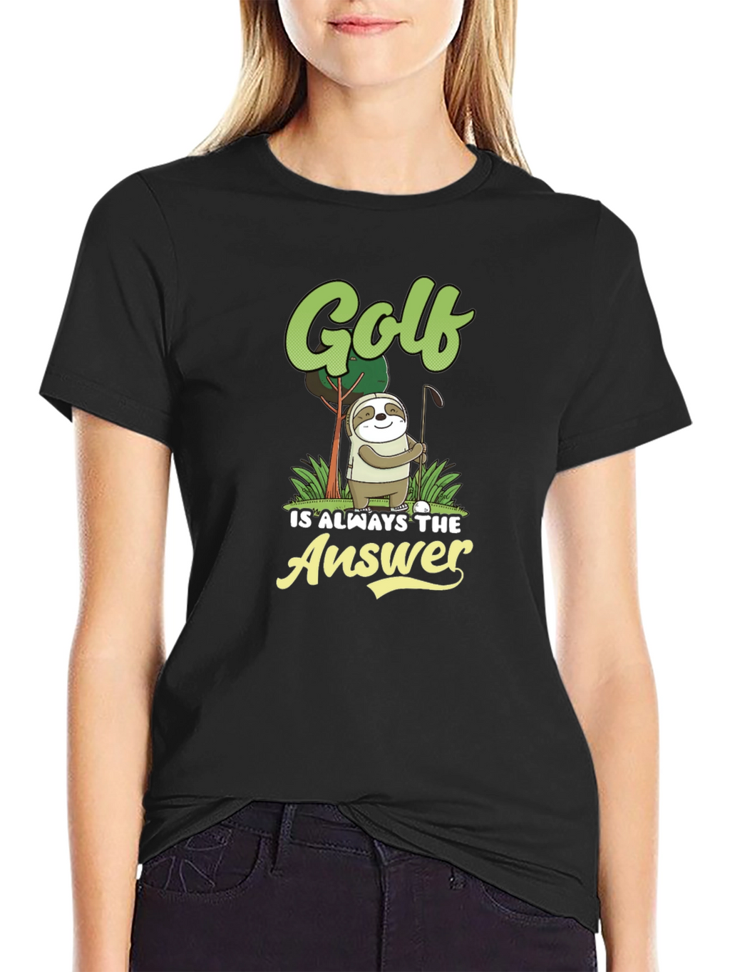 Golf is Always the Answer Sloth Tee