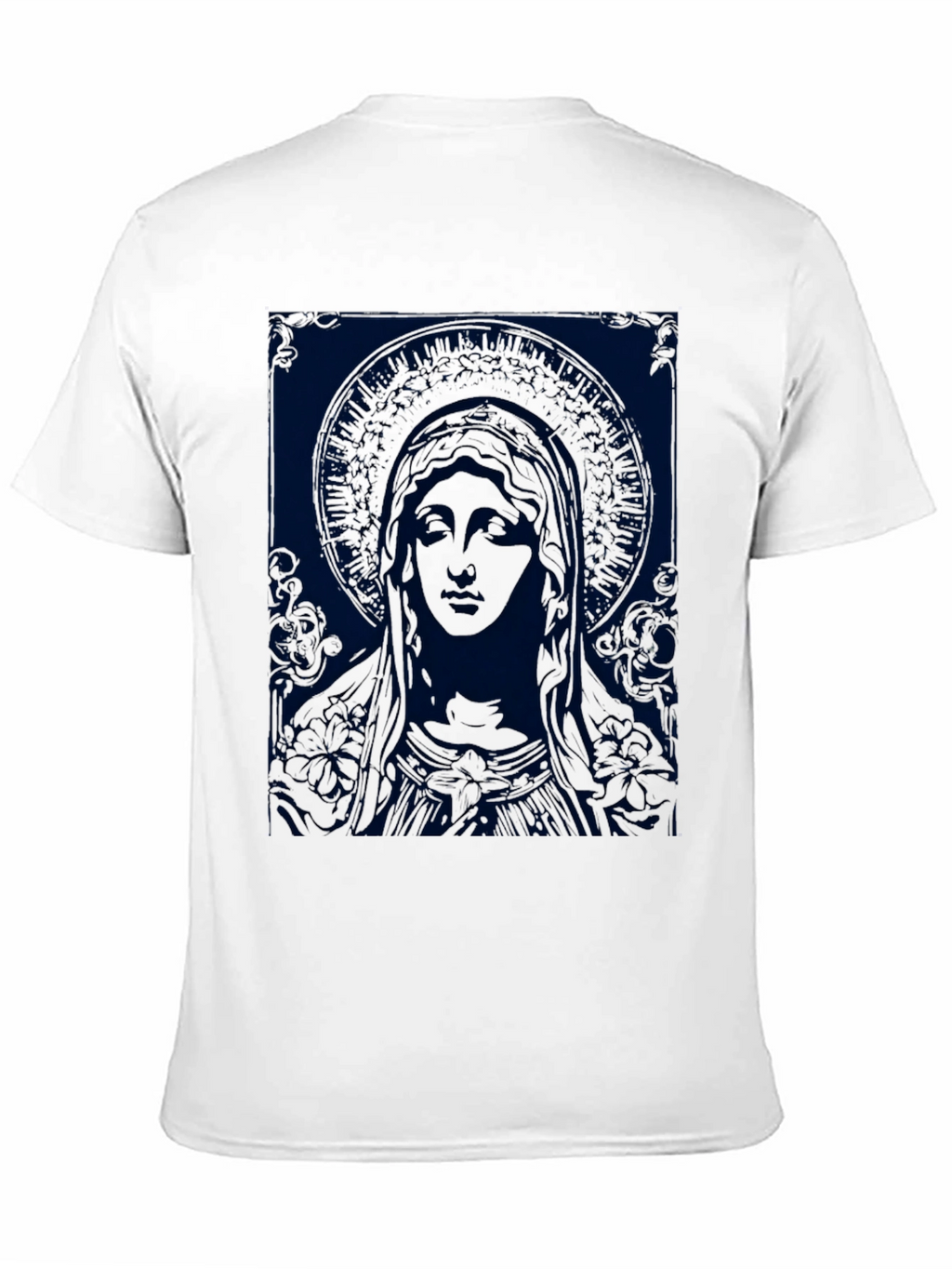 Religious Graphic Tee - Virgin Mary T-Shirt