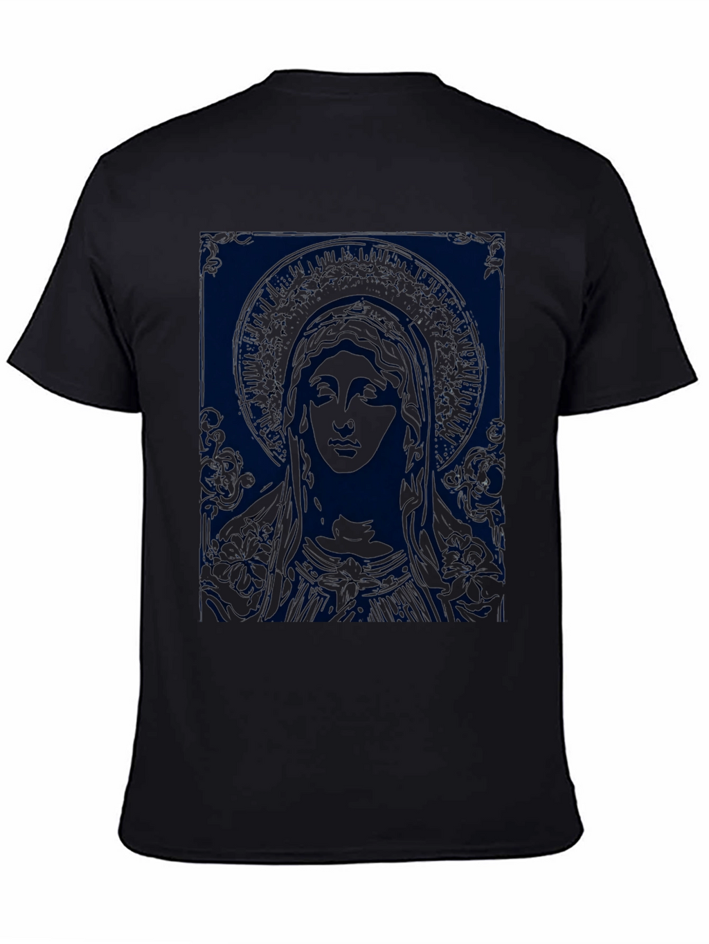 Religious Graphic Tee - Virgin Mary T-Shirt