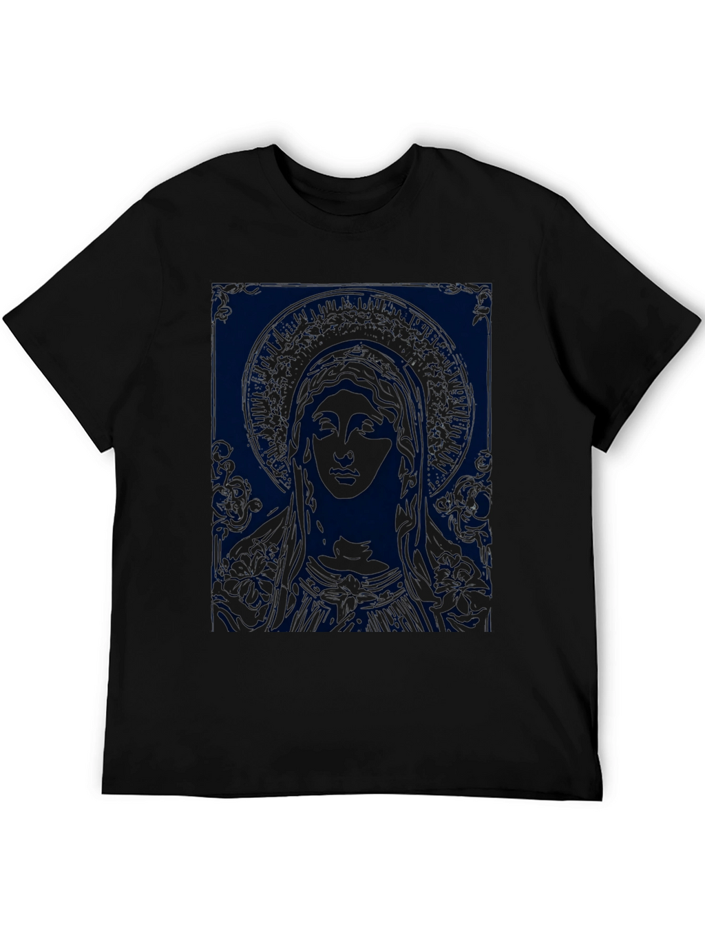 Religious Graphic Tee - Virgin Mary T-Shirt