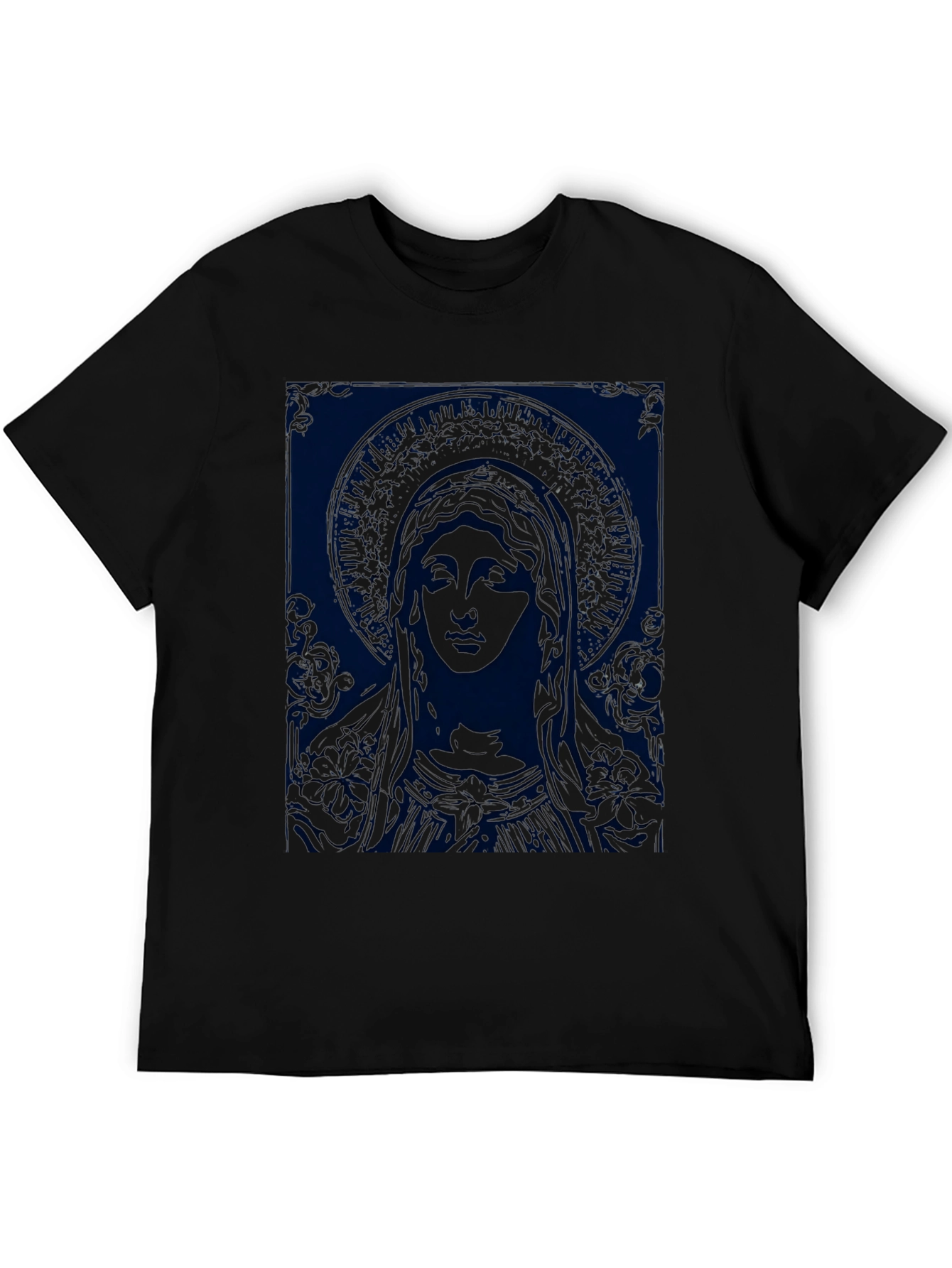 Religious Graphic Tee - Virgin Mary T-Shirt