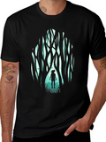Forest Silhouette Graphic T-Shirt