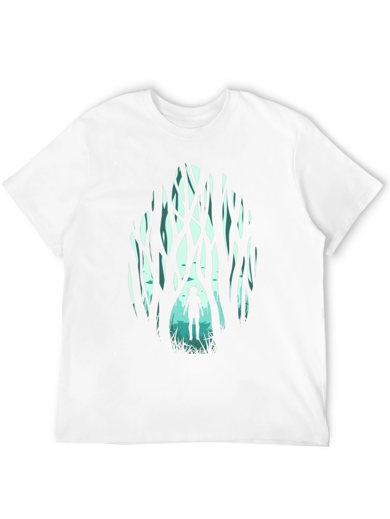 Forest Silhouette Graphic T-Shirt