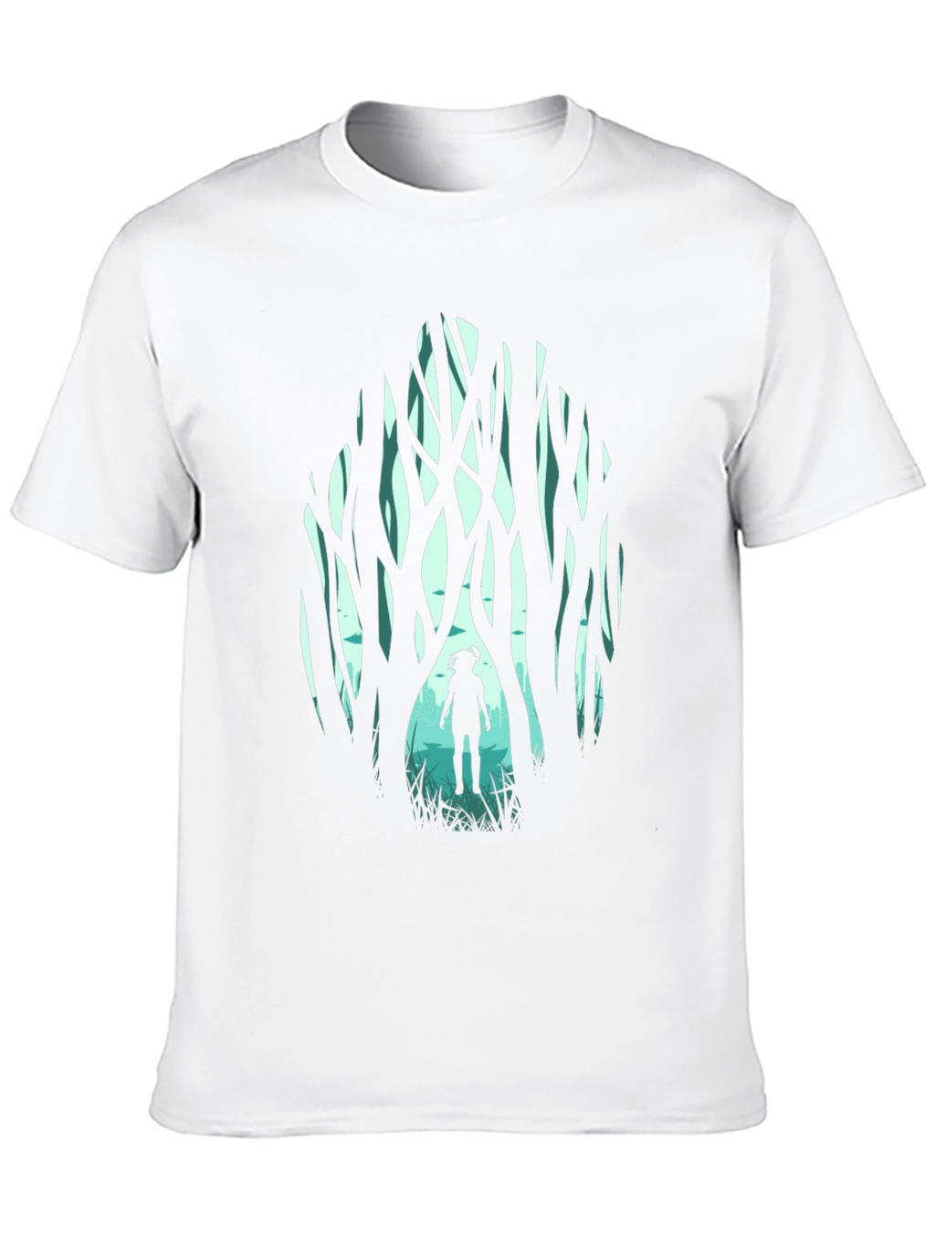 Forest Silhouette Graphic T-Shirt
