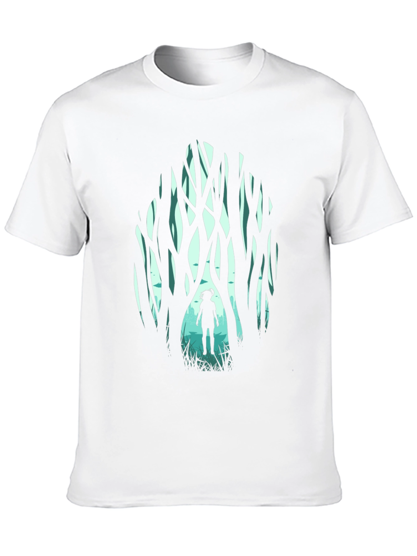 Forest Silhouette Graphic T-Shirt
