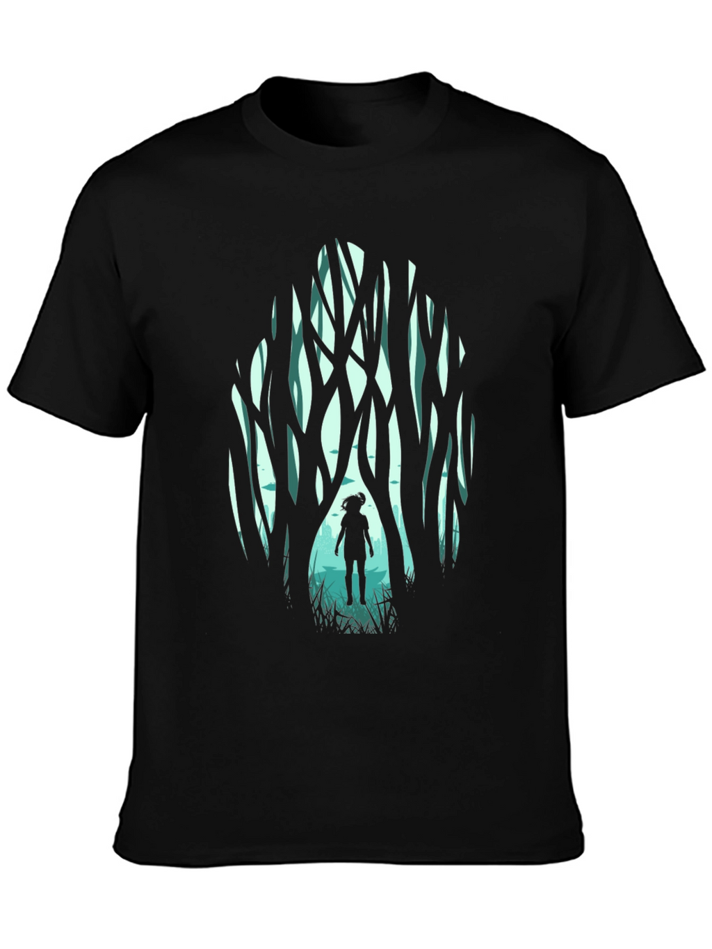 Forest Silhouette Graphic T-Shirt