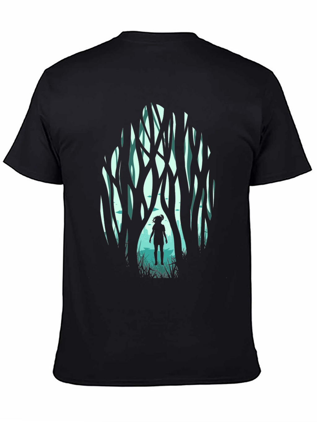 Forest Silhouette Graphic T-Shirt