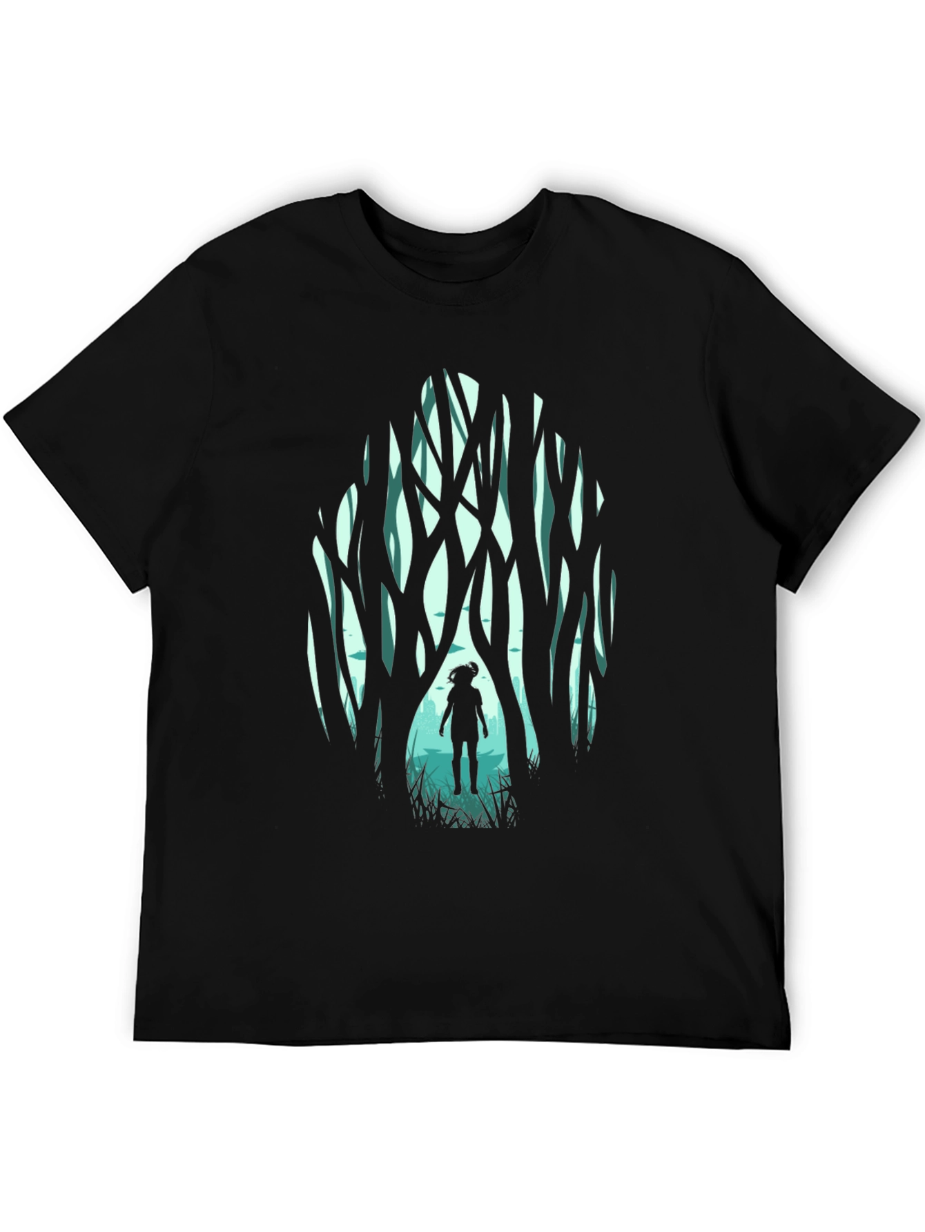 Forest Silhouette Graphic T-Shirt