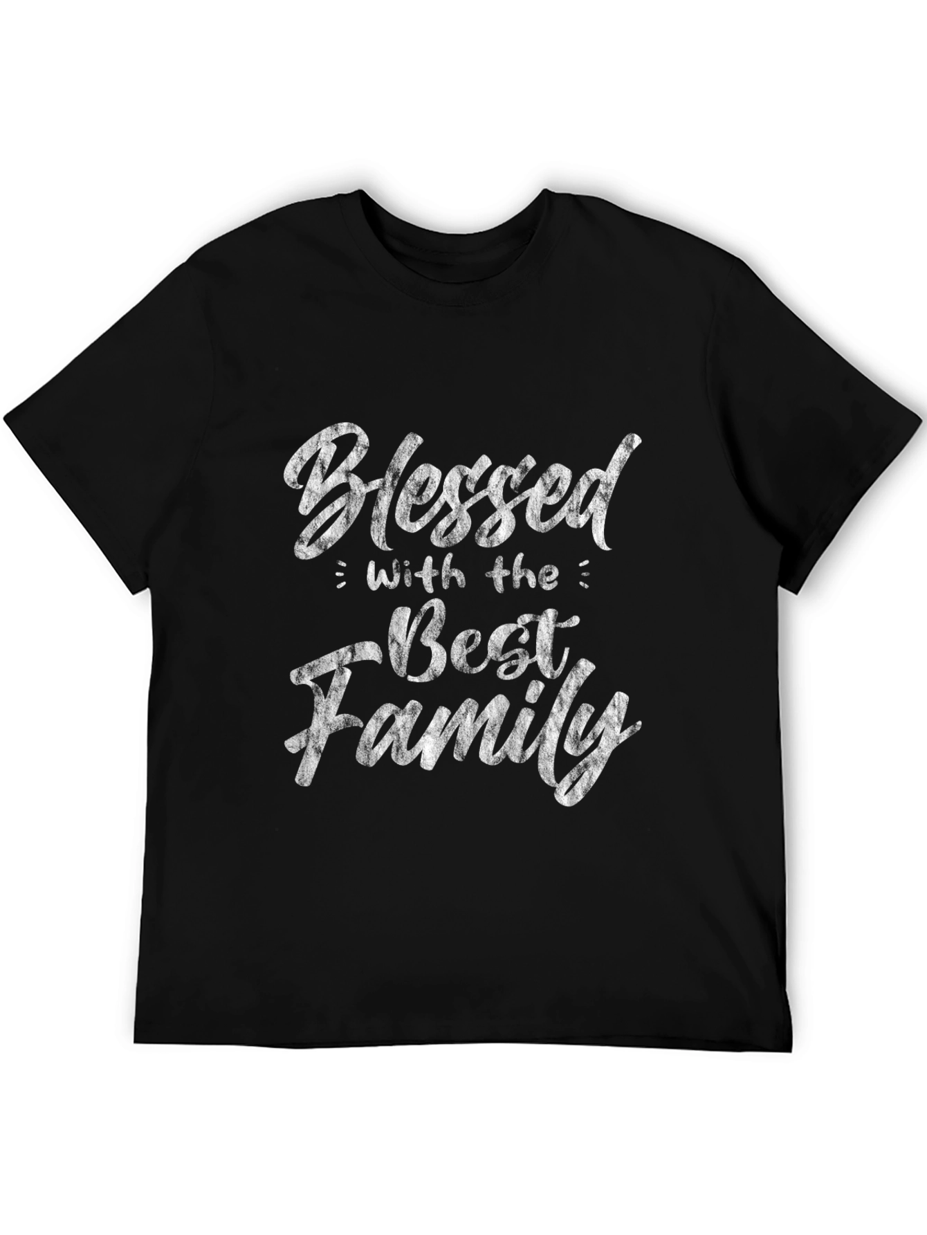 Blessed Family T-Shirt - Black Graphic Tee