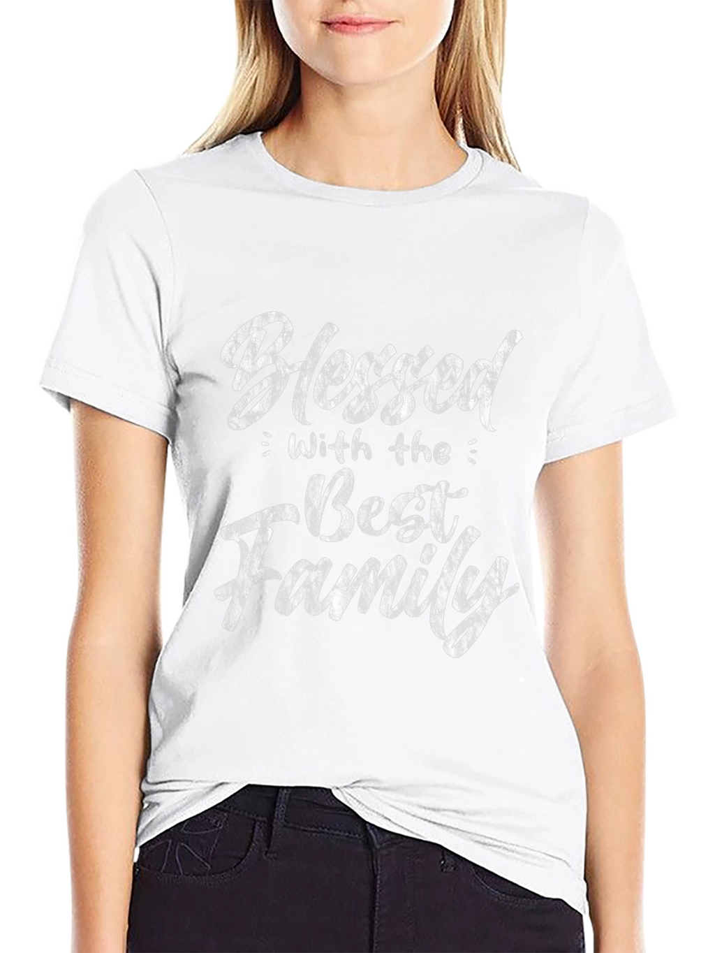 Blessed Family T-Shirt - Black Graphic Tee