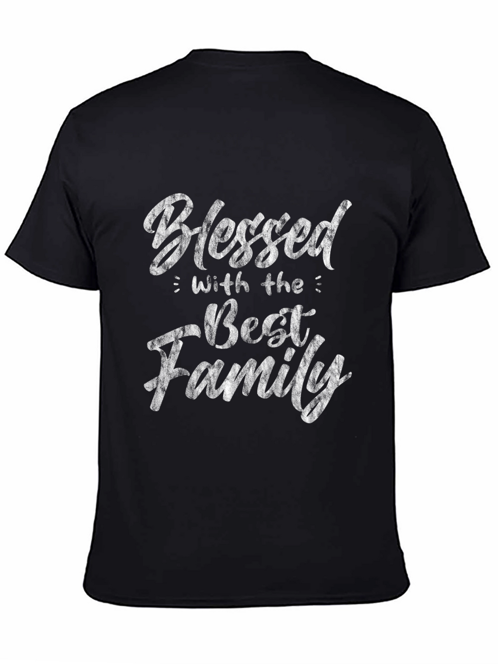 Blessed Family T-Shirt - Black Graphic Tee