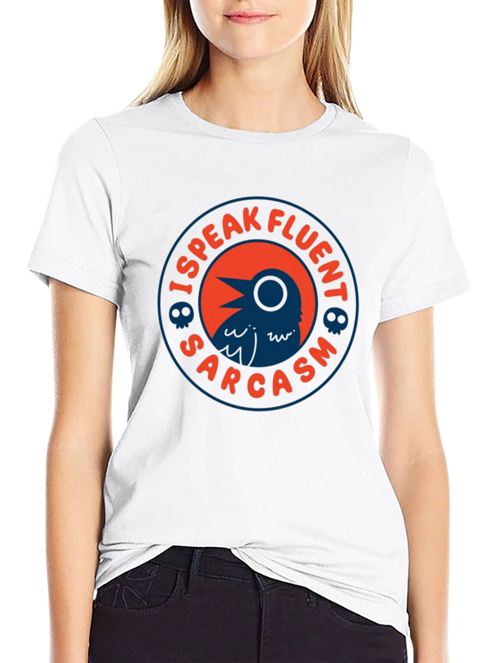 I Speak Fluent Sarcasm T-Shirt - Raven Design