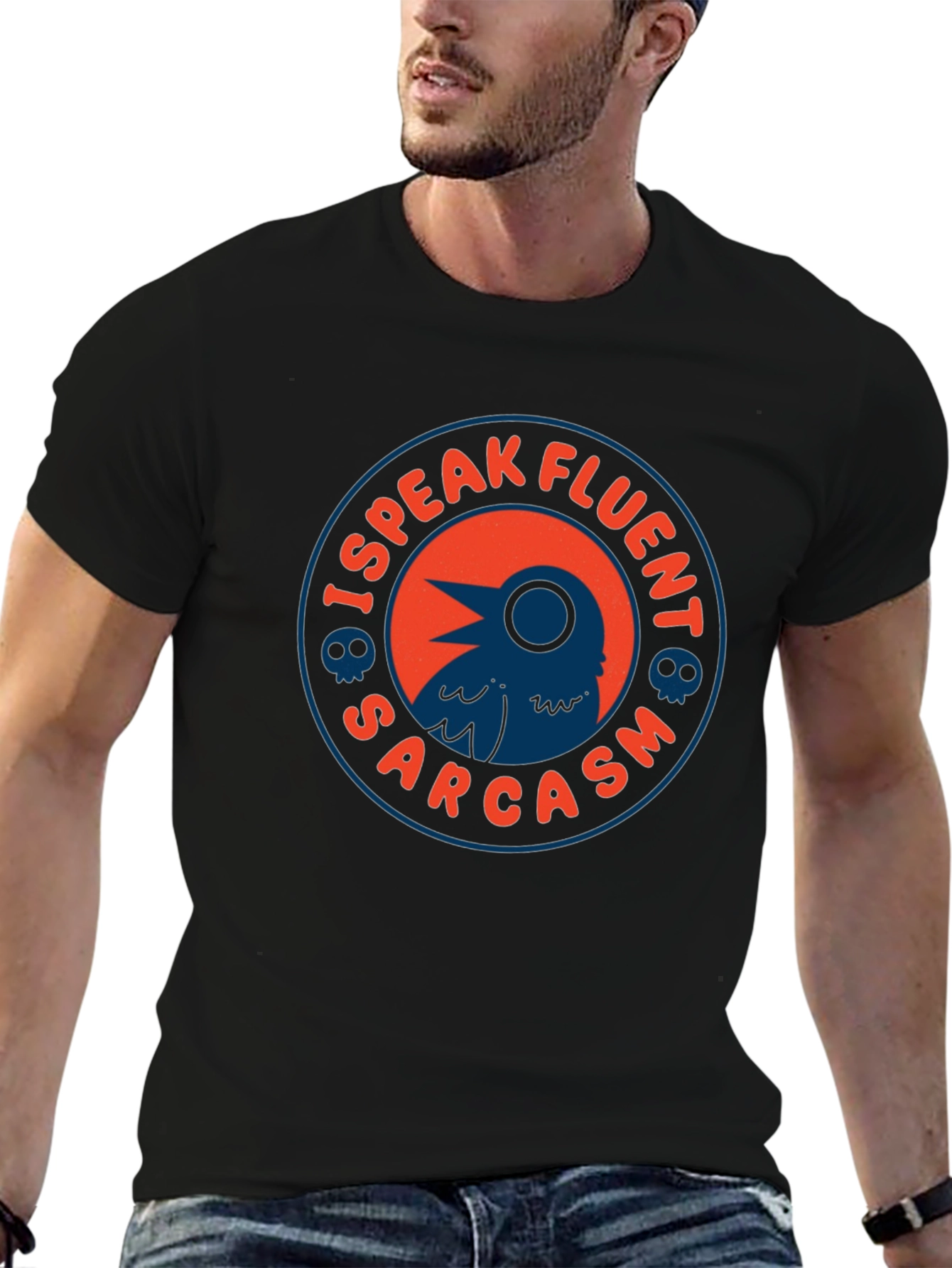 I Speak Fluent Sarcasm T-Shirt - Raven Design