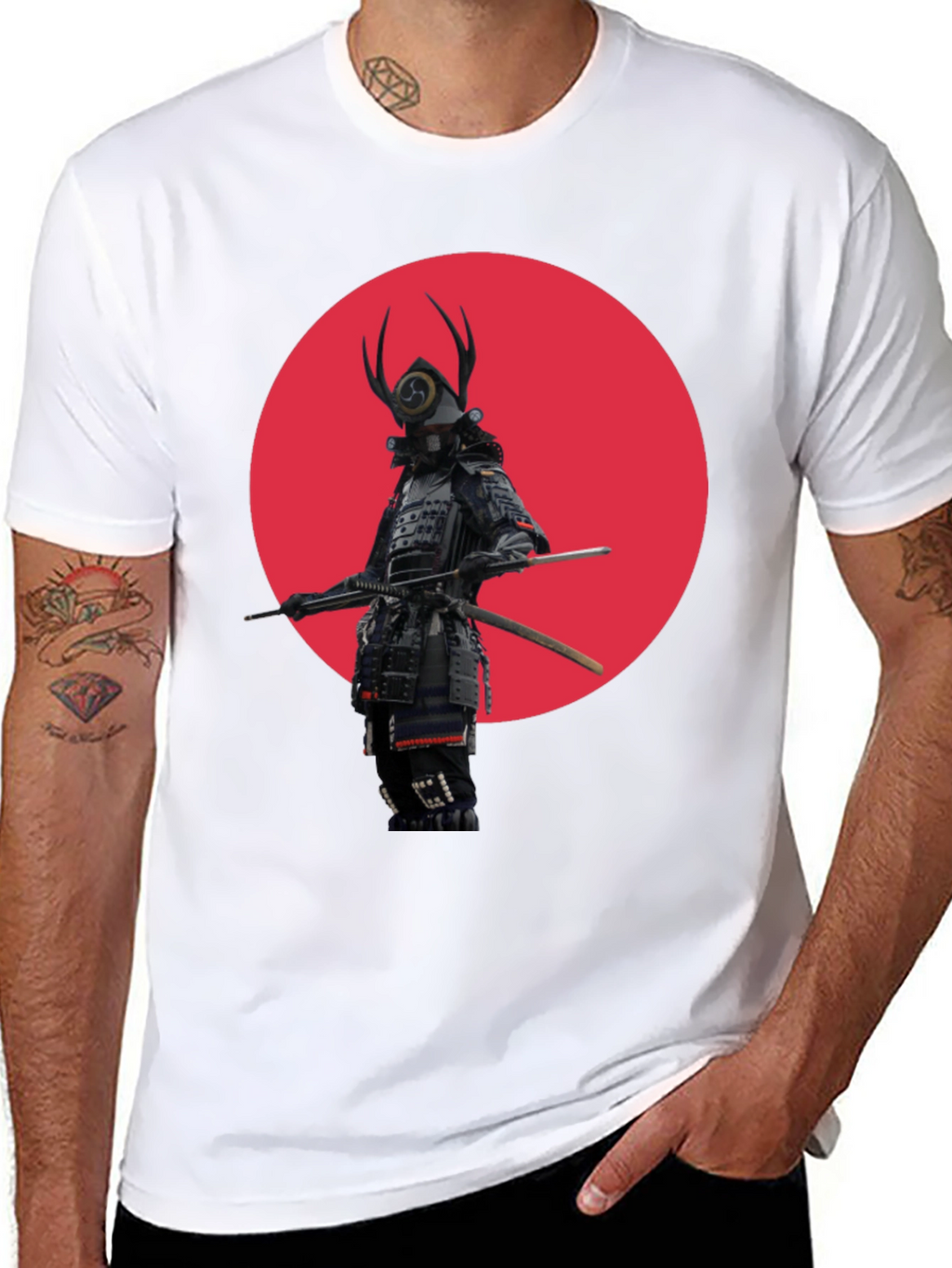 Samurai T-Shirt - Japanese Warrior Graphic Tee