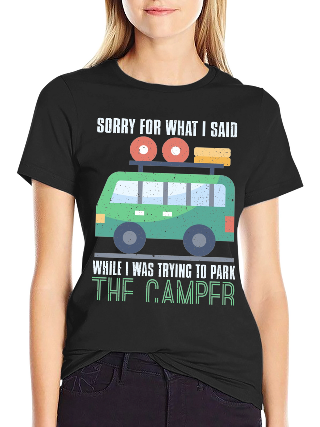 Camper Parking Funny T-Shirt