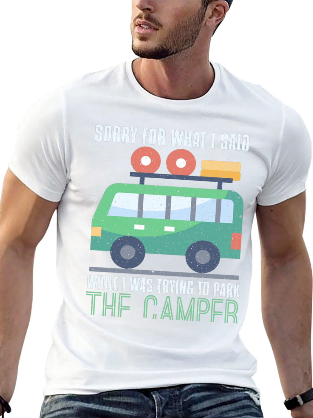 Camper Parking Funny T-Shirt