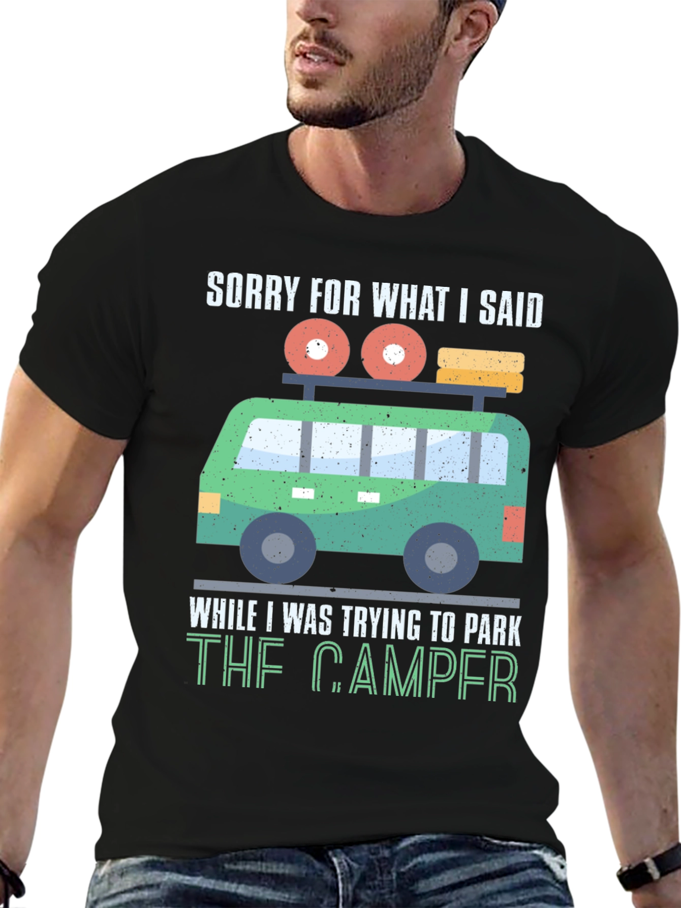 Camper Parking Funny T-Shirt