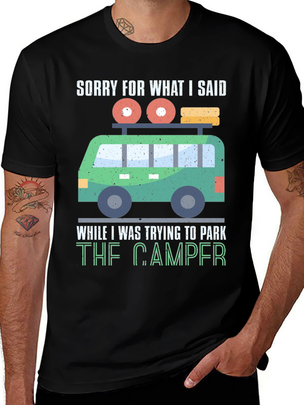 Camper Parking Funny T-Shirt