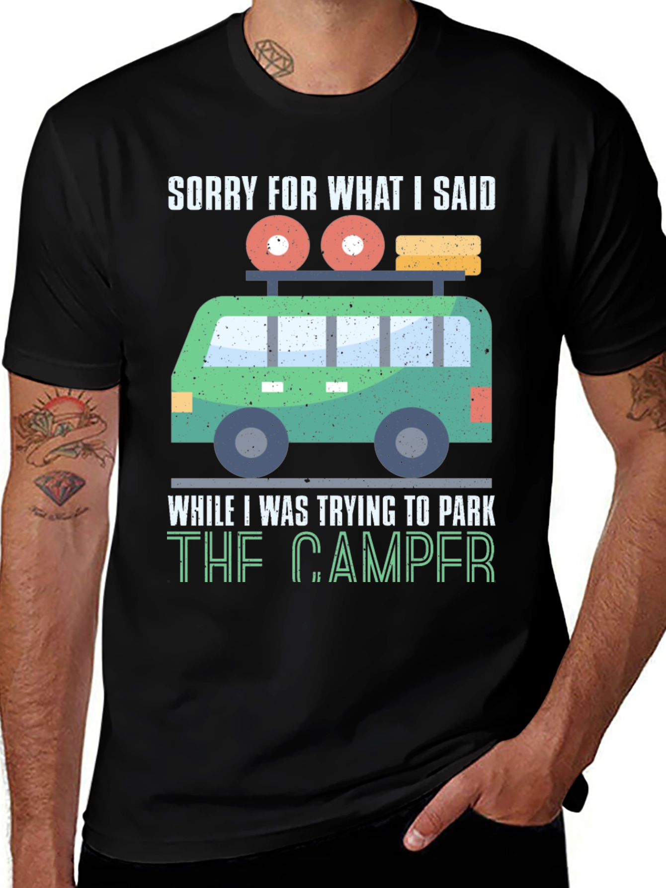 Camper Parking Funny T-Shirt
