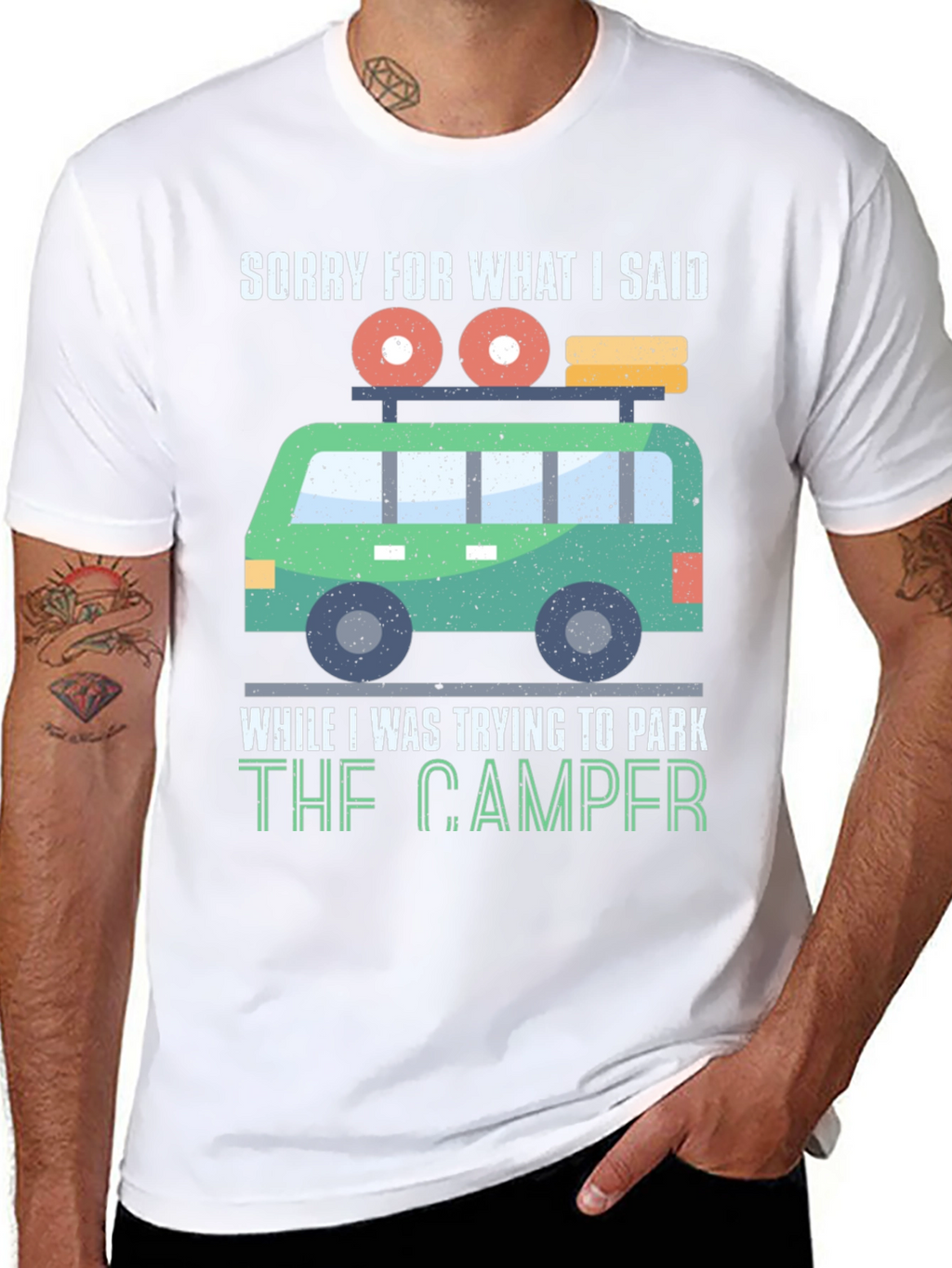 Camper Parking Funny T-Shirt