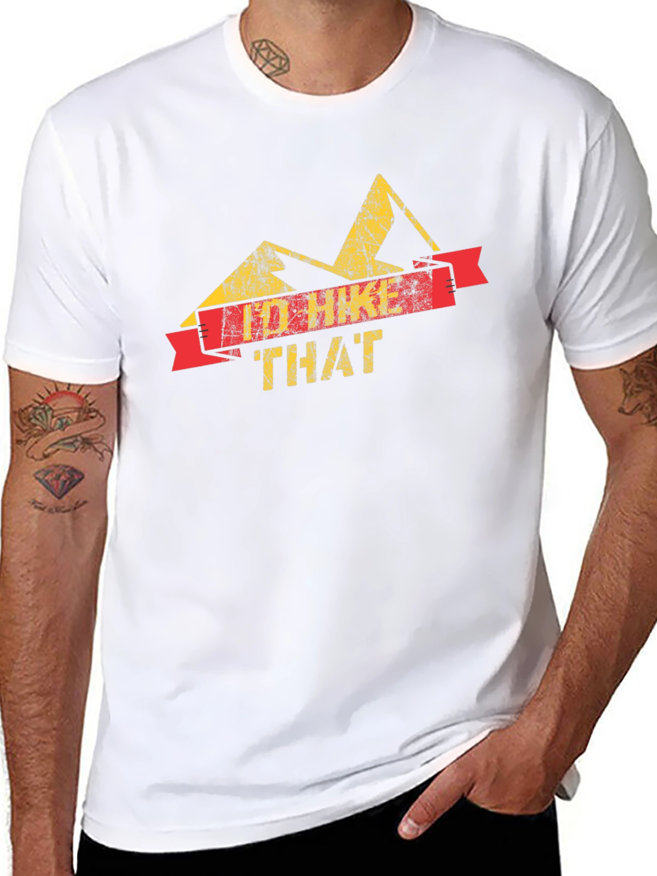 Id Hike That T-Shirt - Mountain Adventure Tee