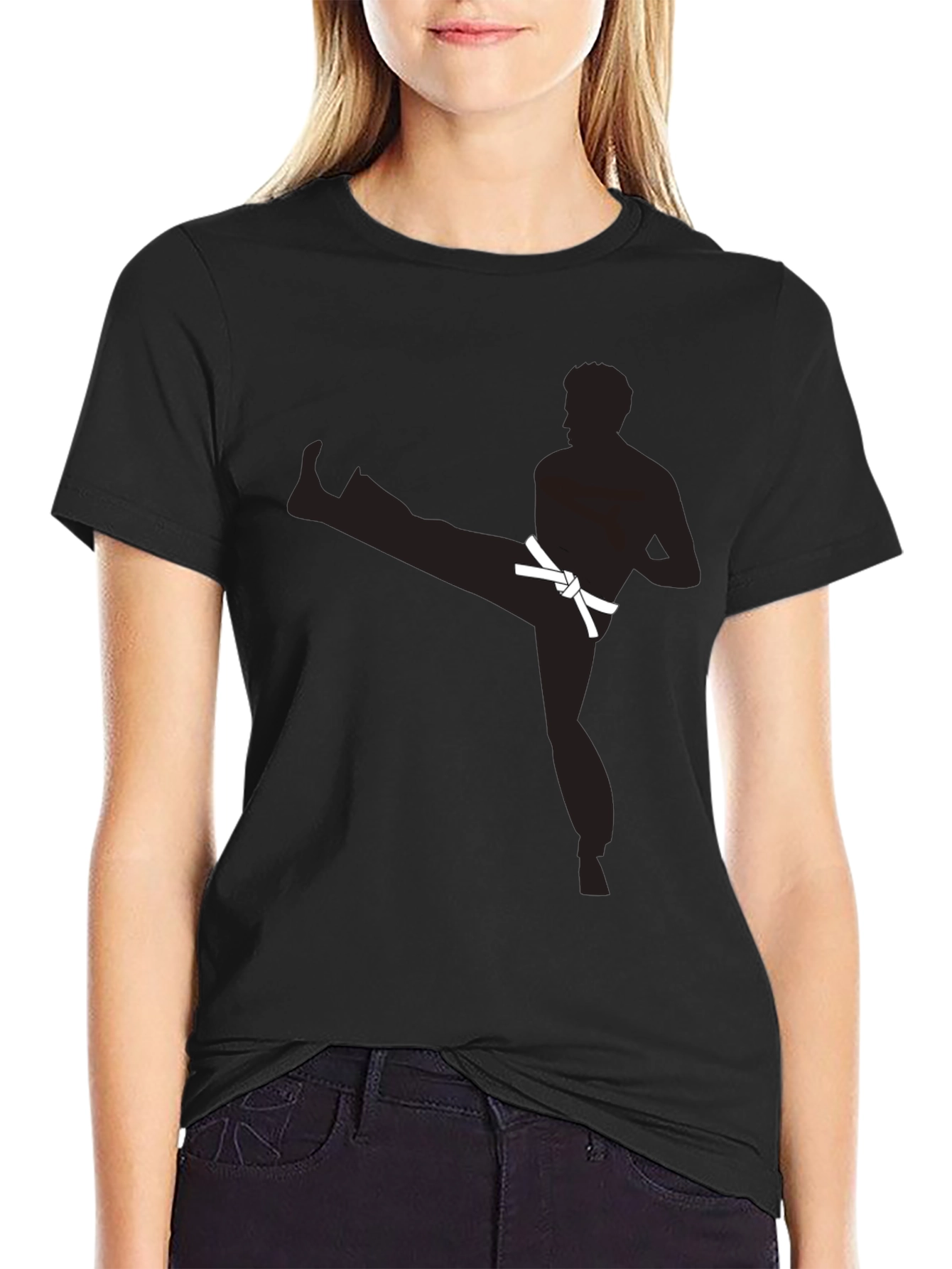 Karate Kick Graphic Tee - Martial Arts T-Shirt
