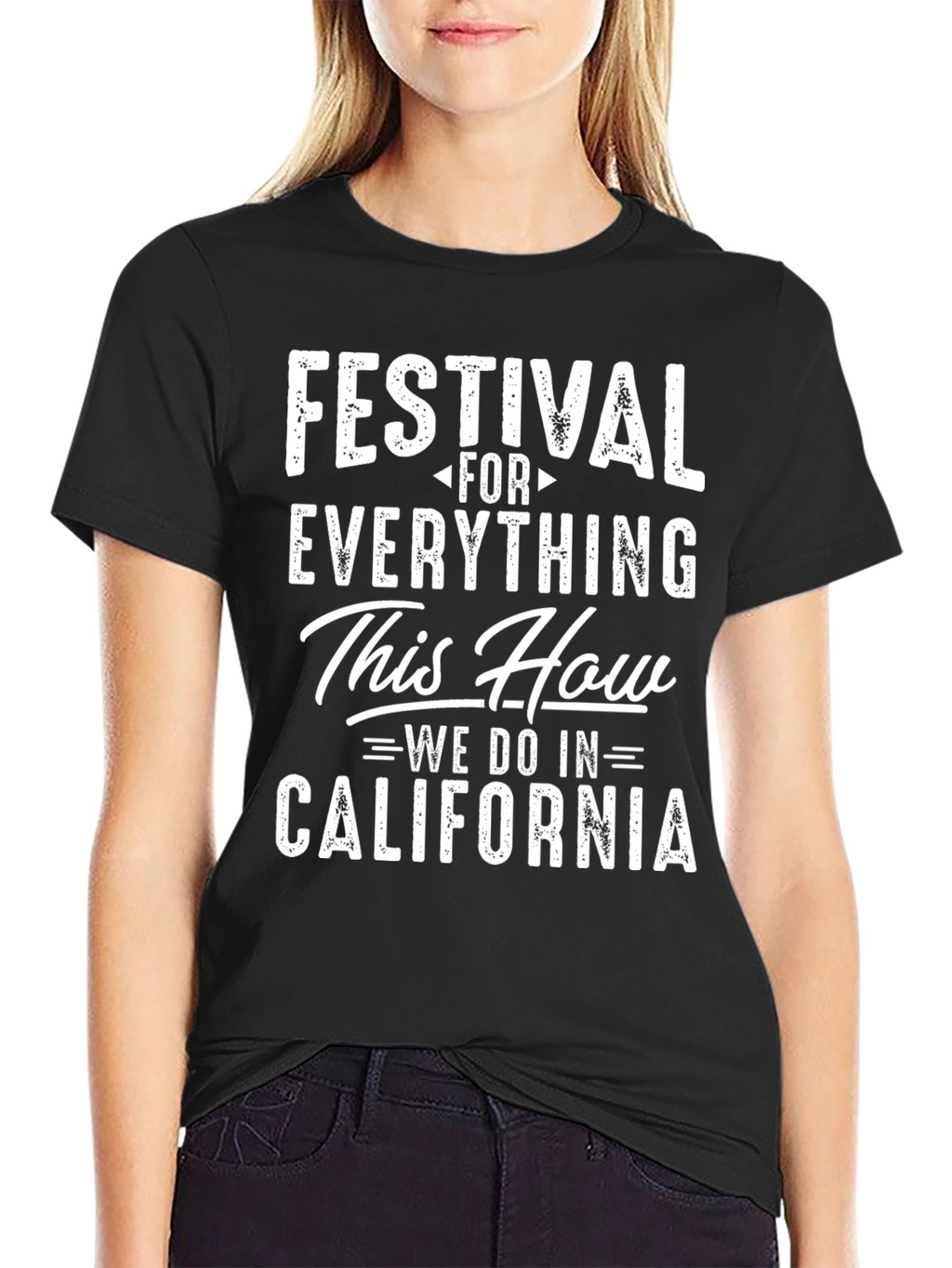 Festival Everything California Graphic Tee - Black