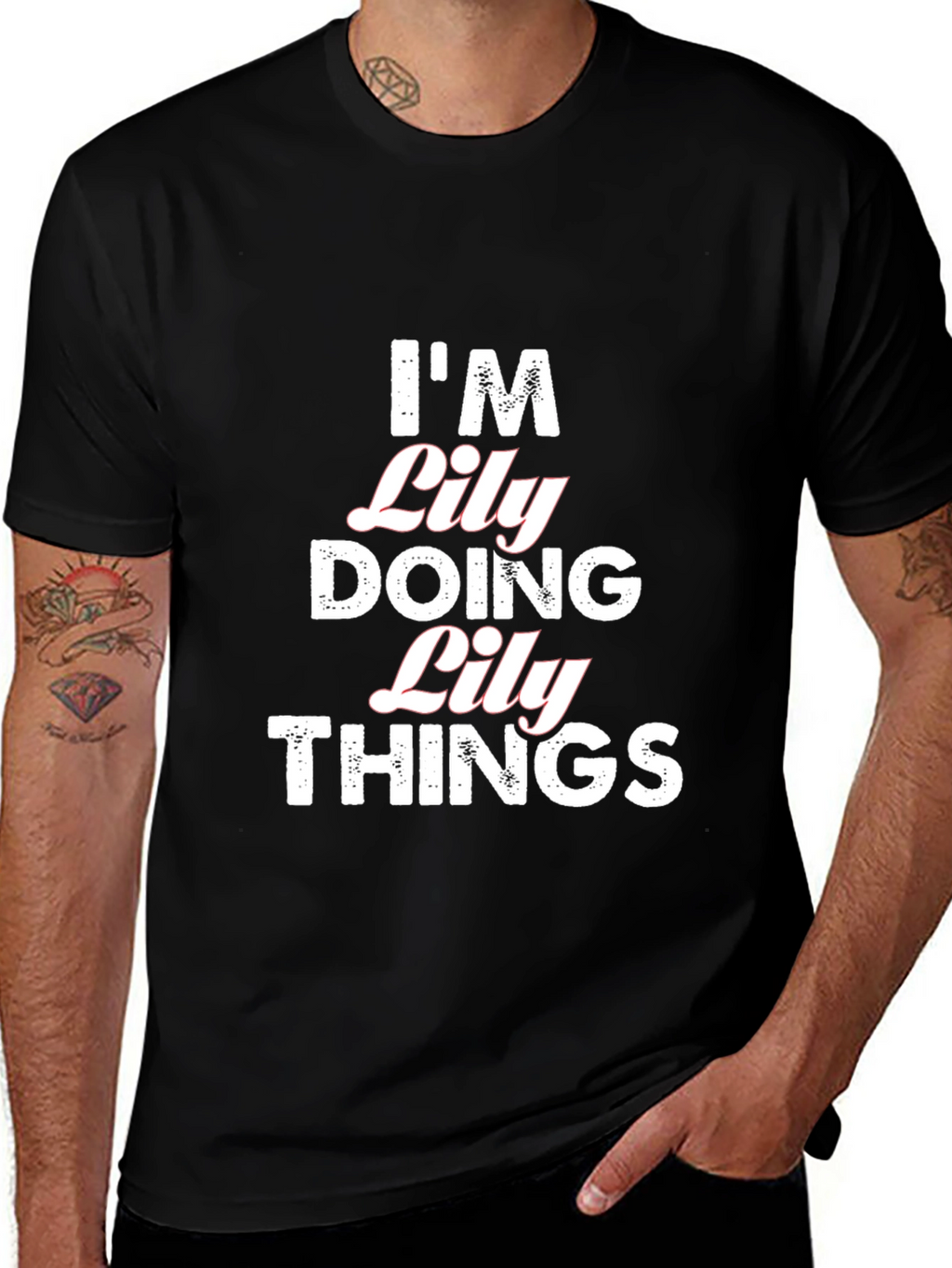 Im Lily Doing Lily Things T-Shirt - Black