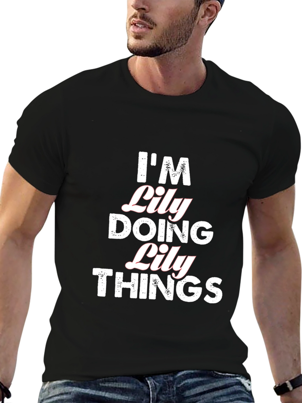 Im Lily Doing Lily Things T-Shirt - Black