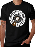 Zodiac Sign Graphic T-Shirt - Stylish Astrology Tee
