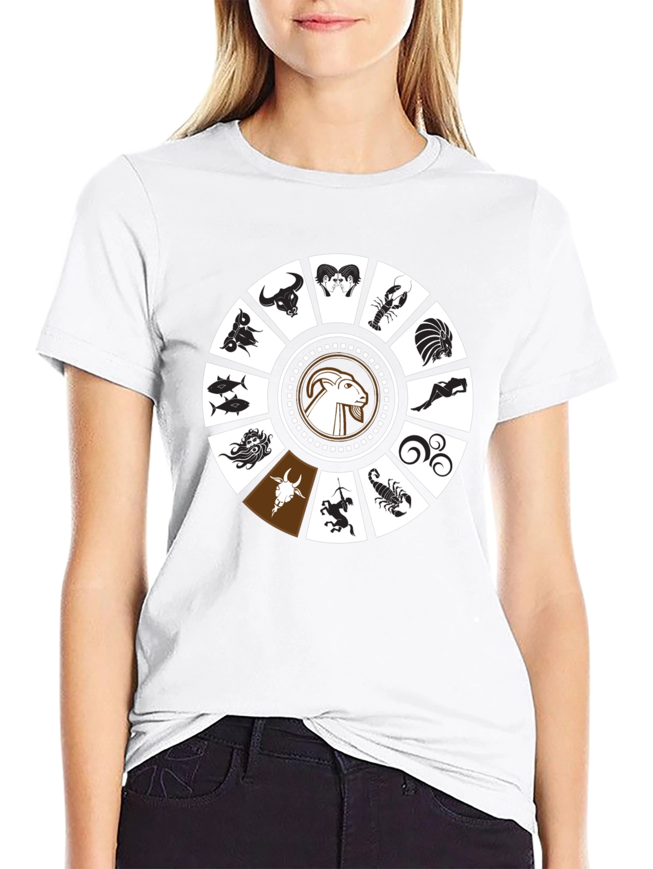 Zodiac Sign Graphic T-Shirt - Stylish Astrology Tee