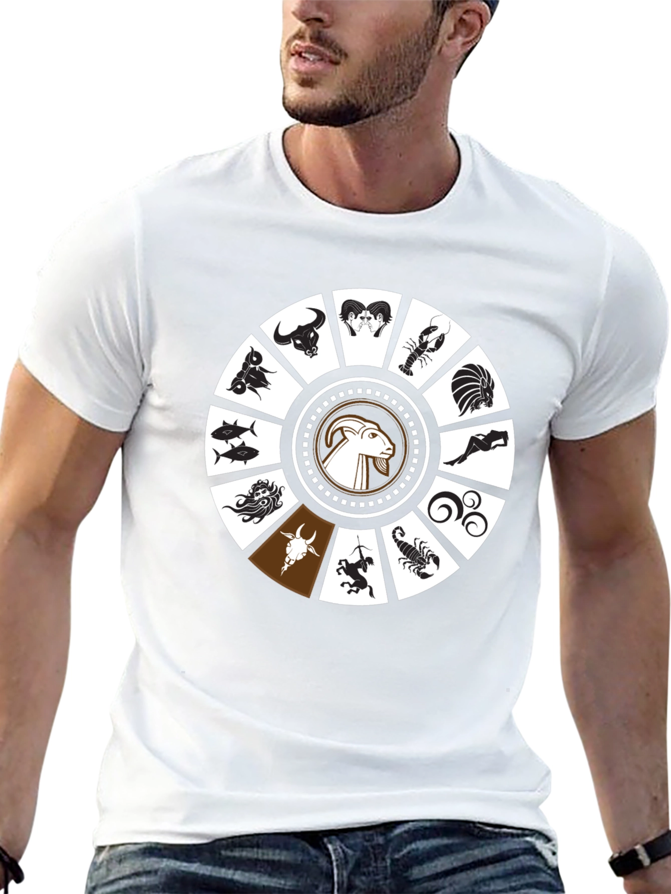 Zodiac Sign Graphic T-Shirt - Stylish Astrology Tee