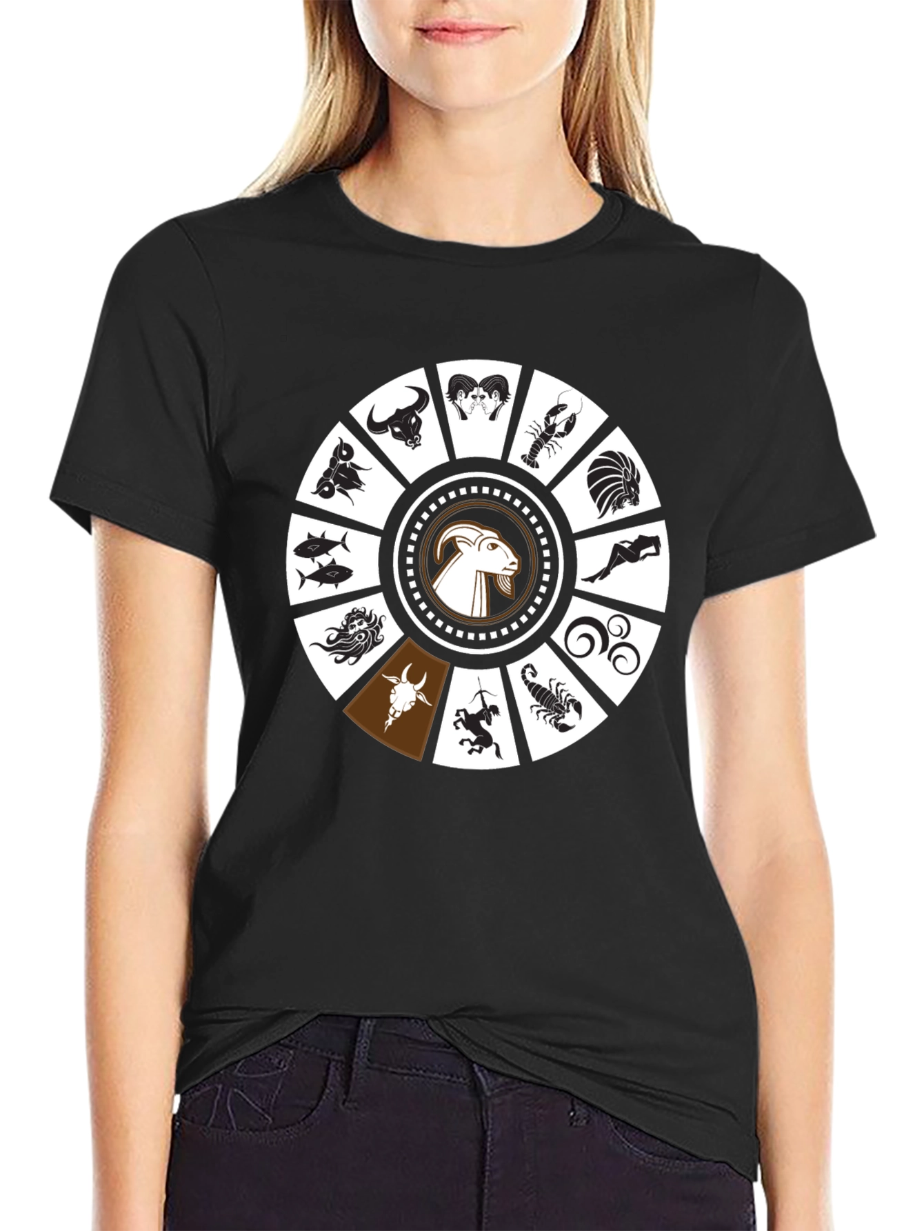 Zodiac Sign Graphic T-Shirt - Stylish Astrology Tee