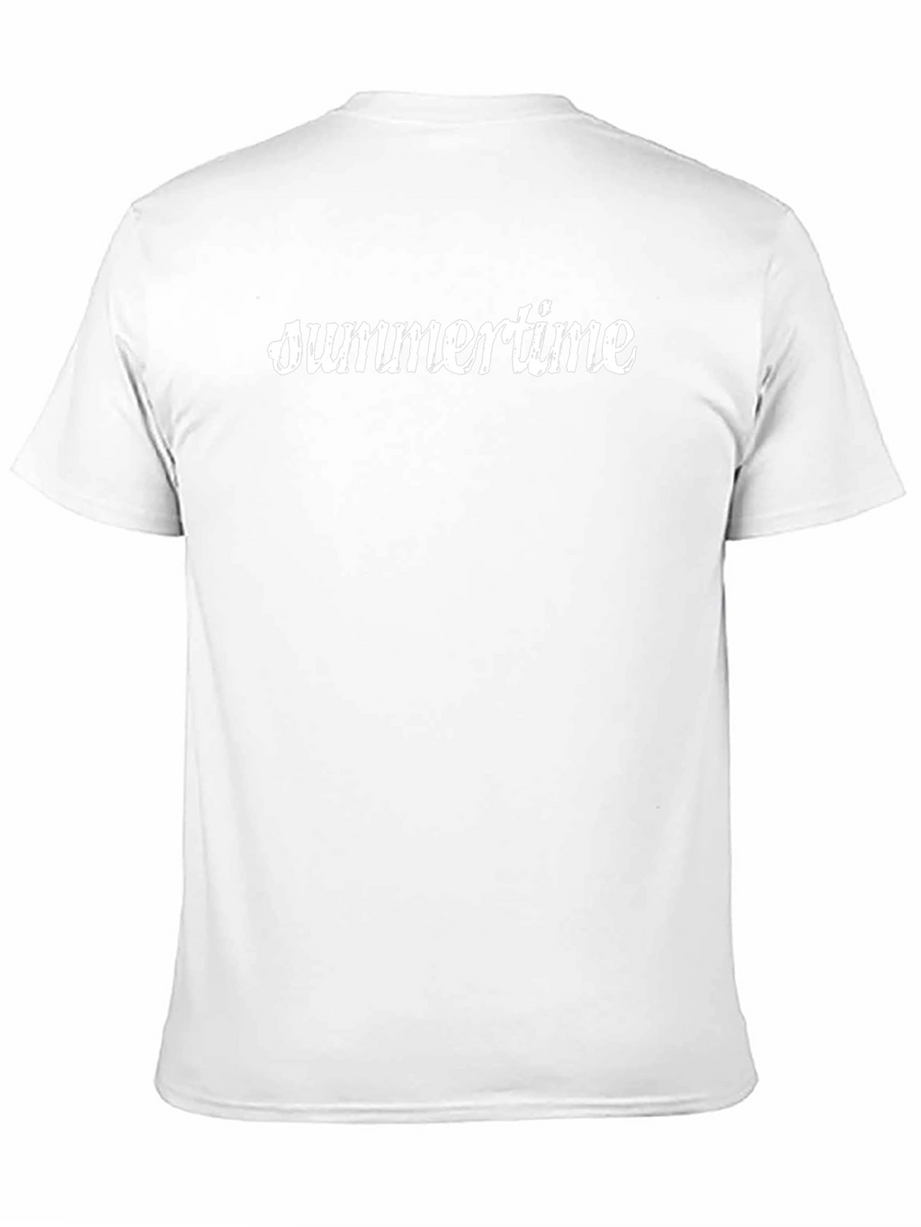 Summertime Graphic Tee - Soft Black Cotton Shirt