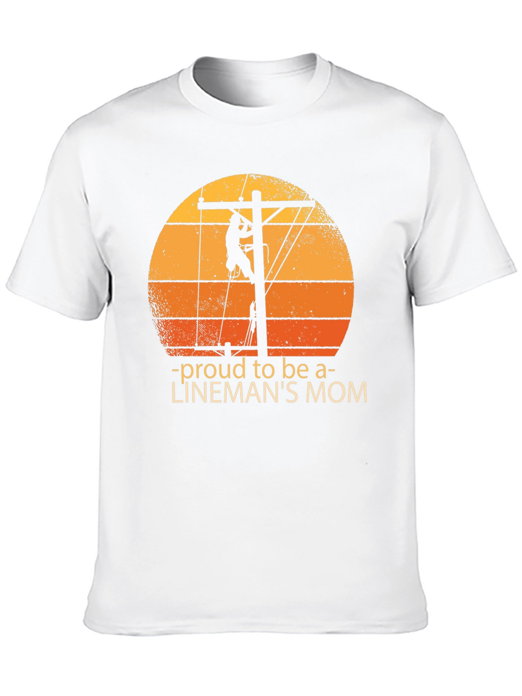 Proud Linemans Mom Graphic Tee