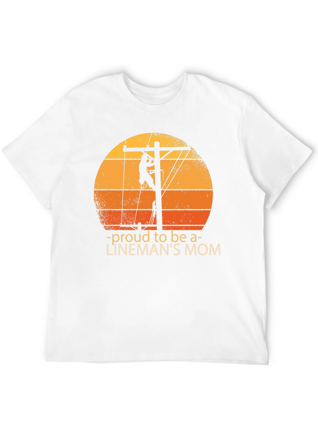 Proud Linemans Mom Graphic Tee