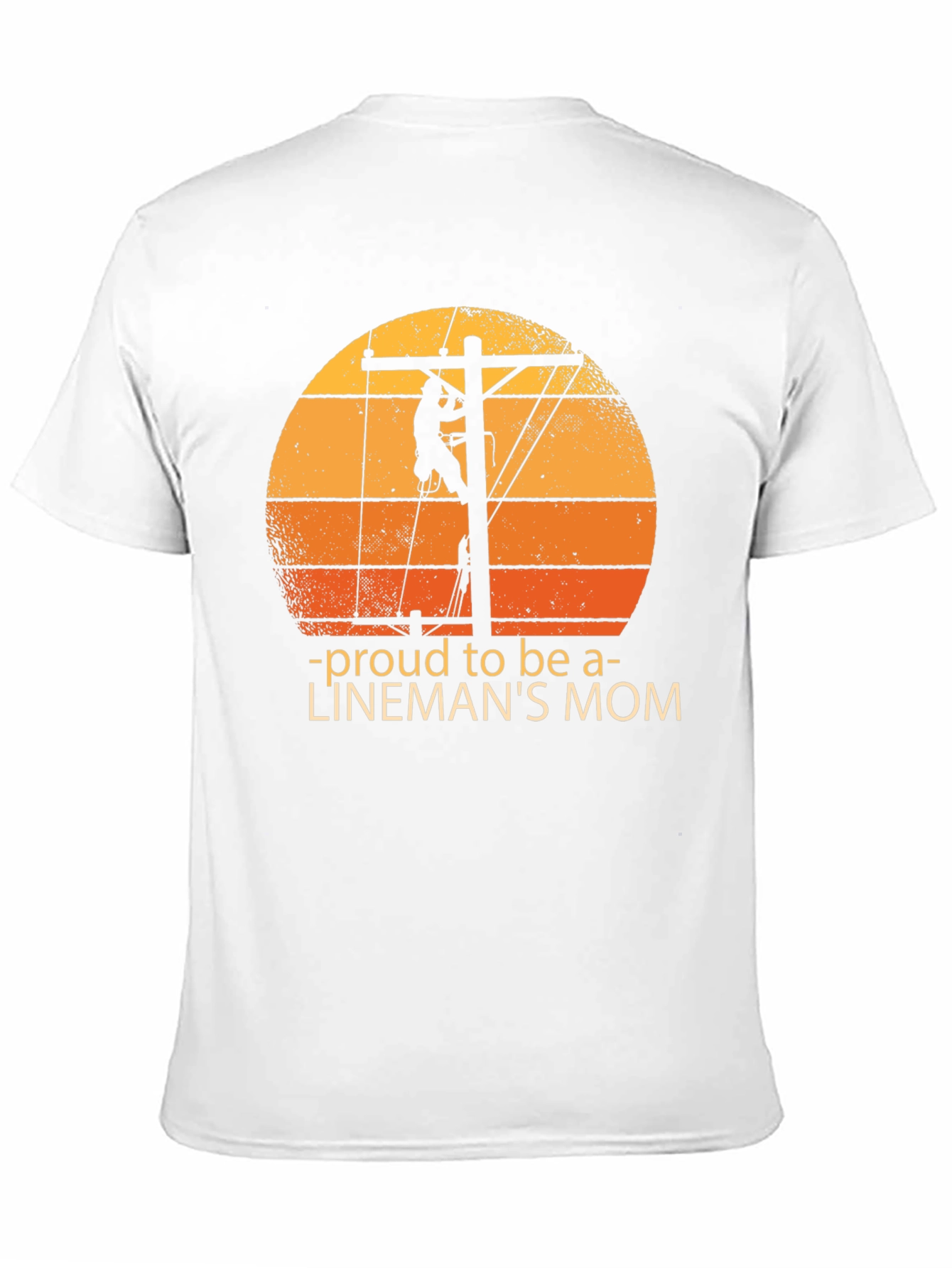 Proud Linemans Mom Graphic Tee